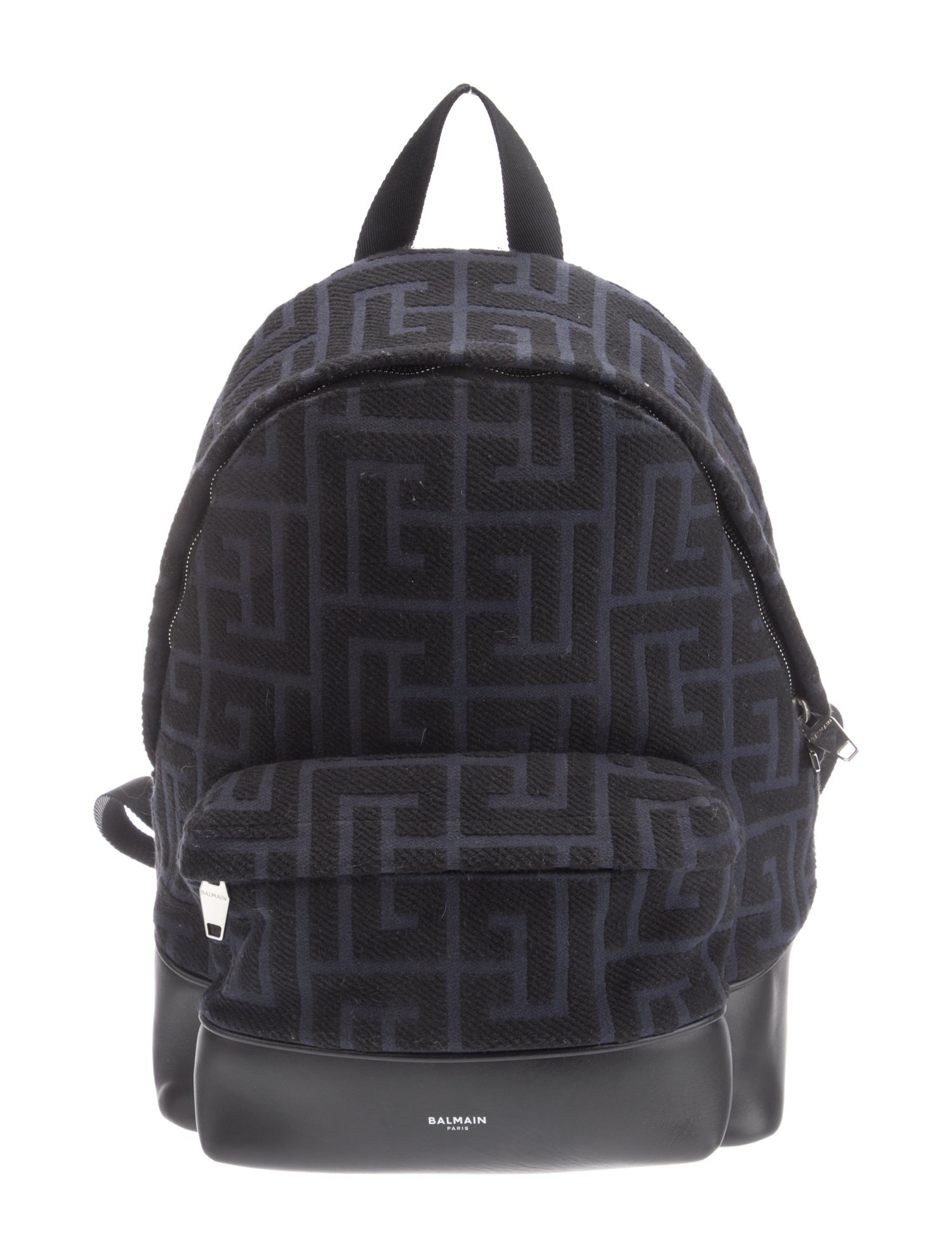 Balmain Leather Backpack