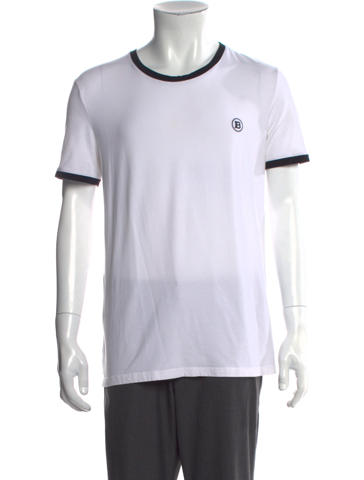 Balmain Crew Neck Short Sleeve T-Shirt