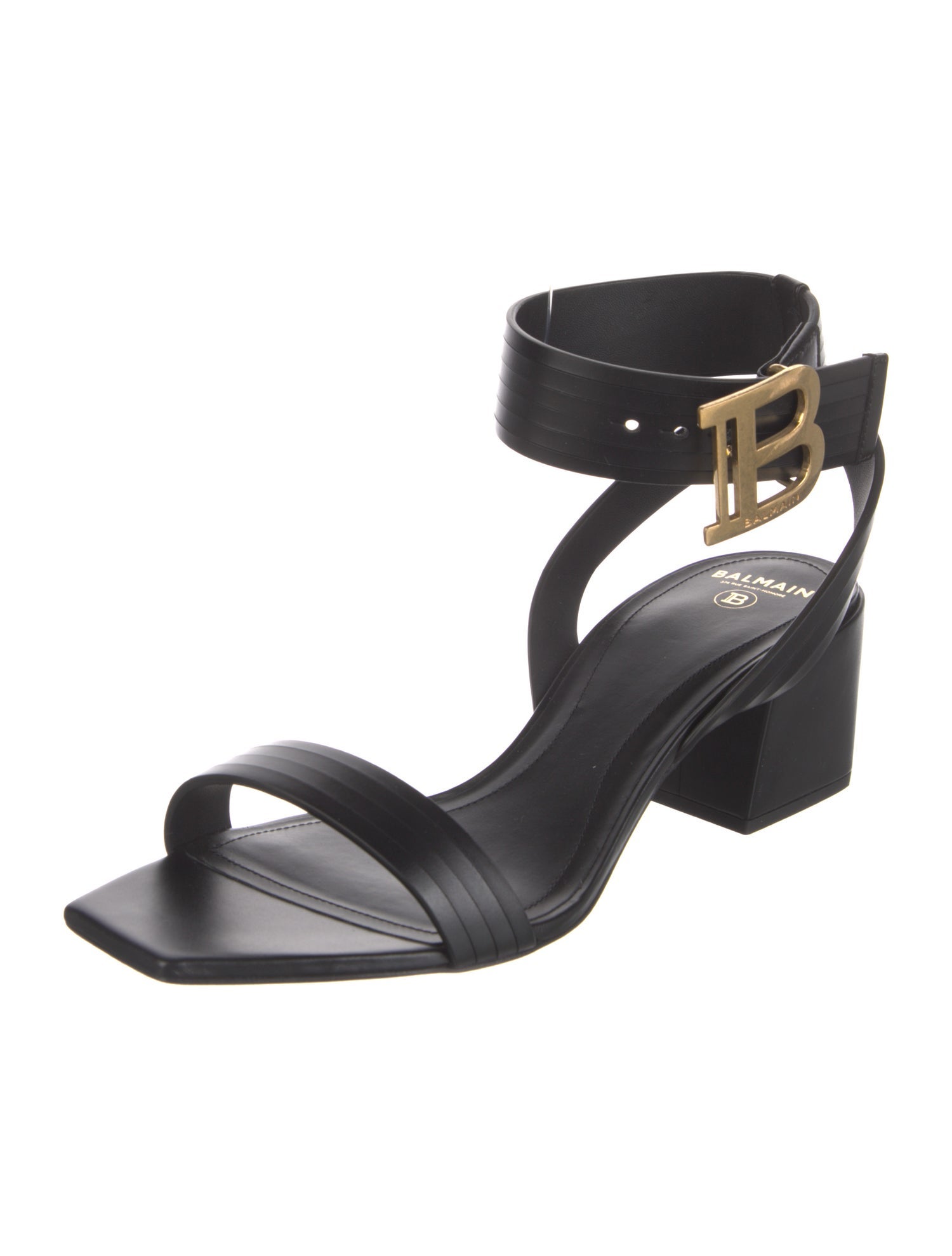 Balmain Leather Sandals