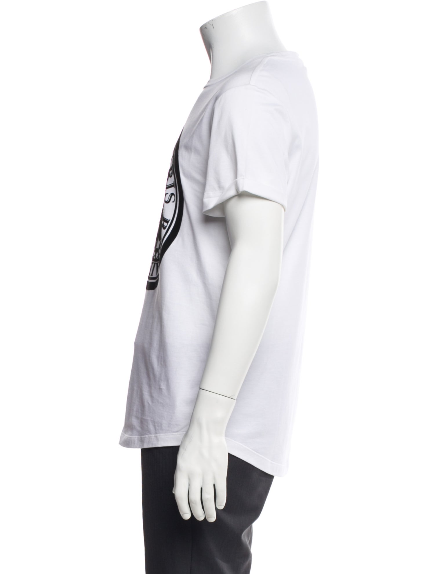 Balmain Graphic Print Crew Neck T-Shirt