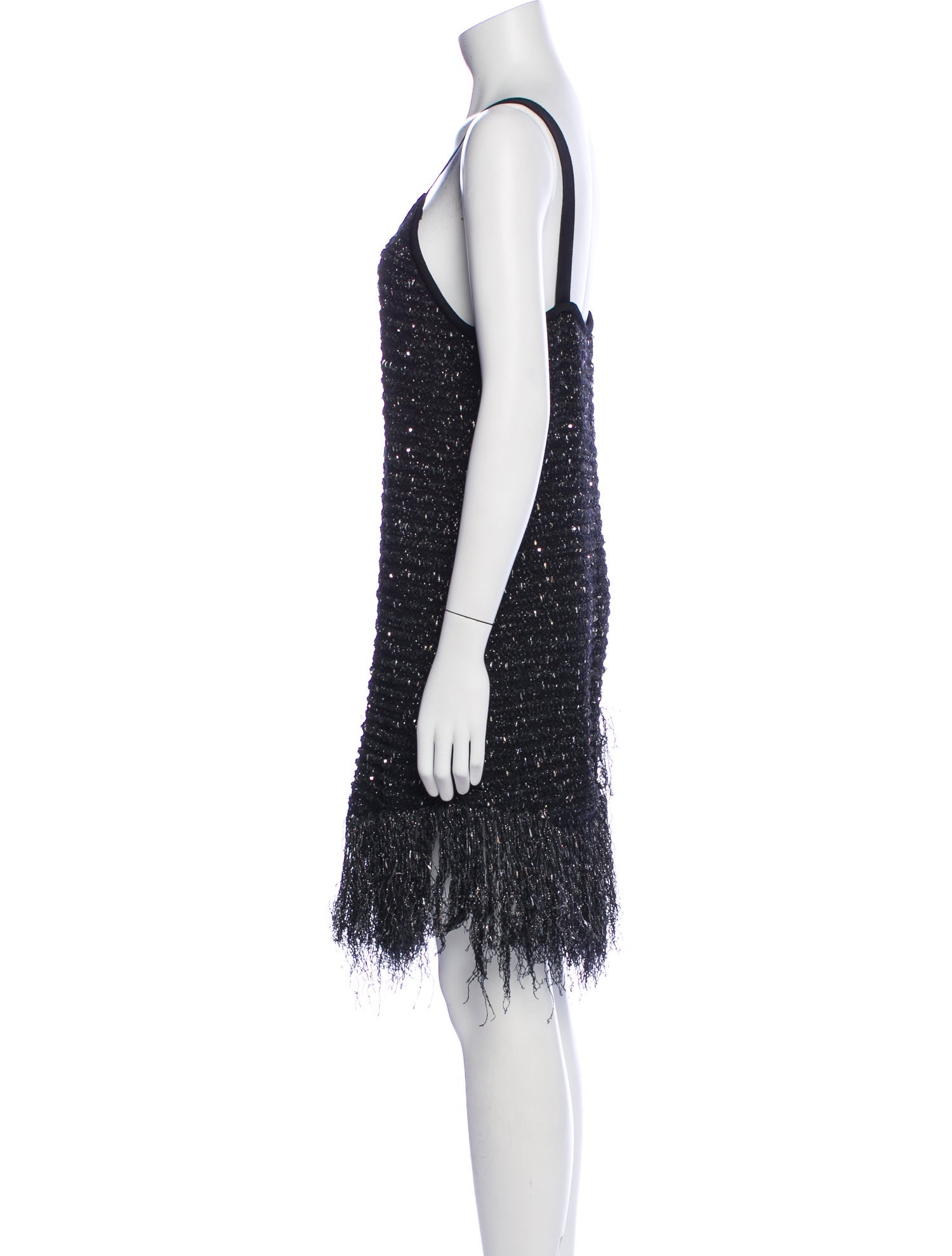 Balmain V-Neck Mini Dress