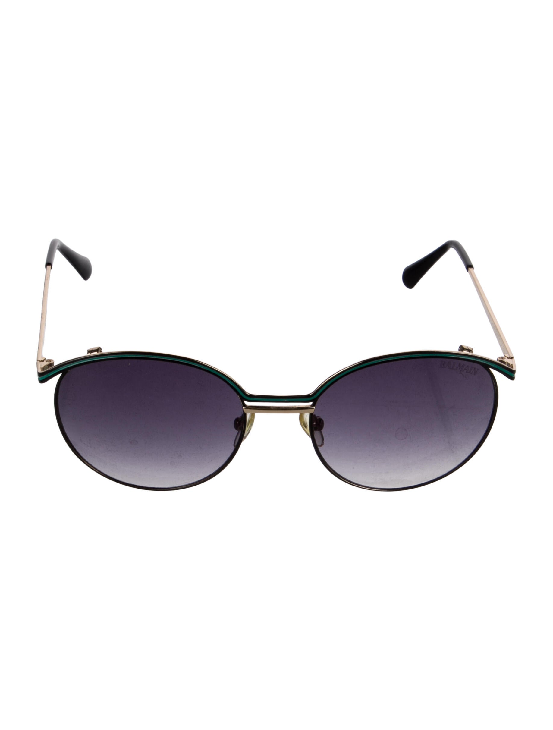 Balmain Round Gradient Sunglasses