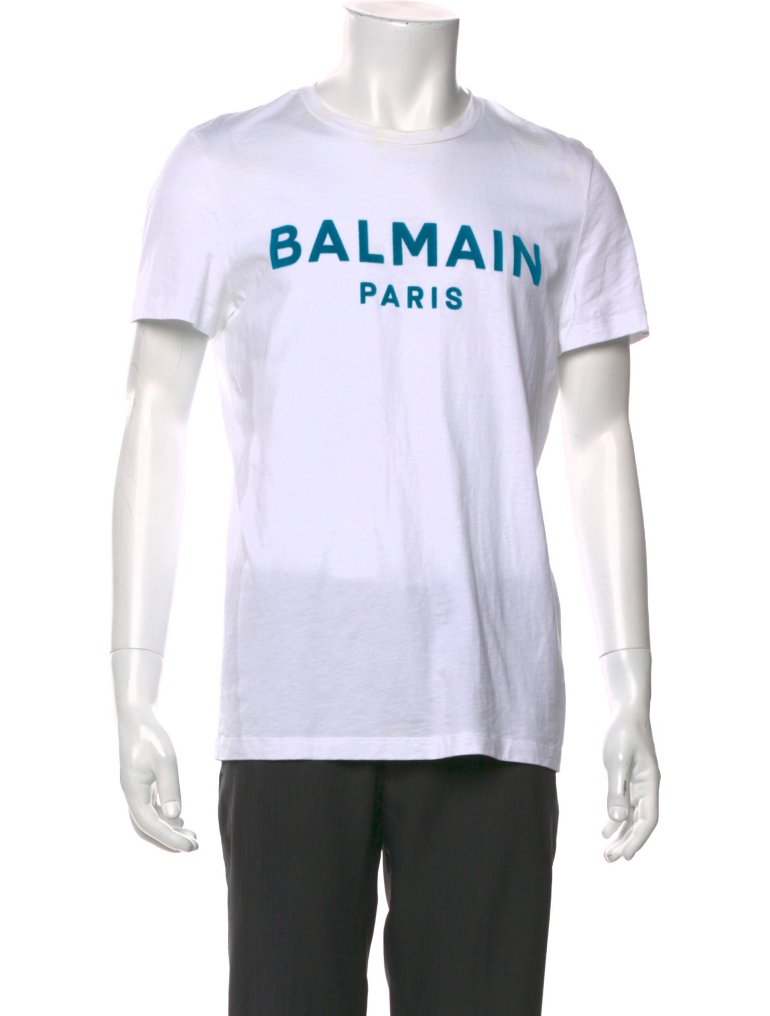 Balmain Graphic Print Crew Neck T-Shirt
