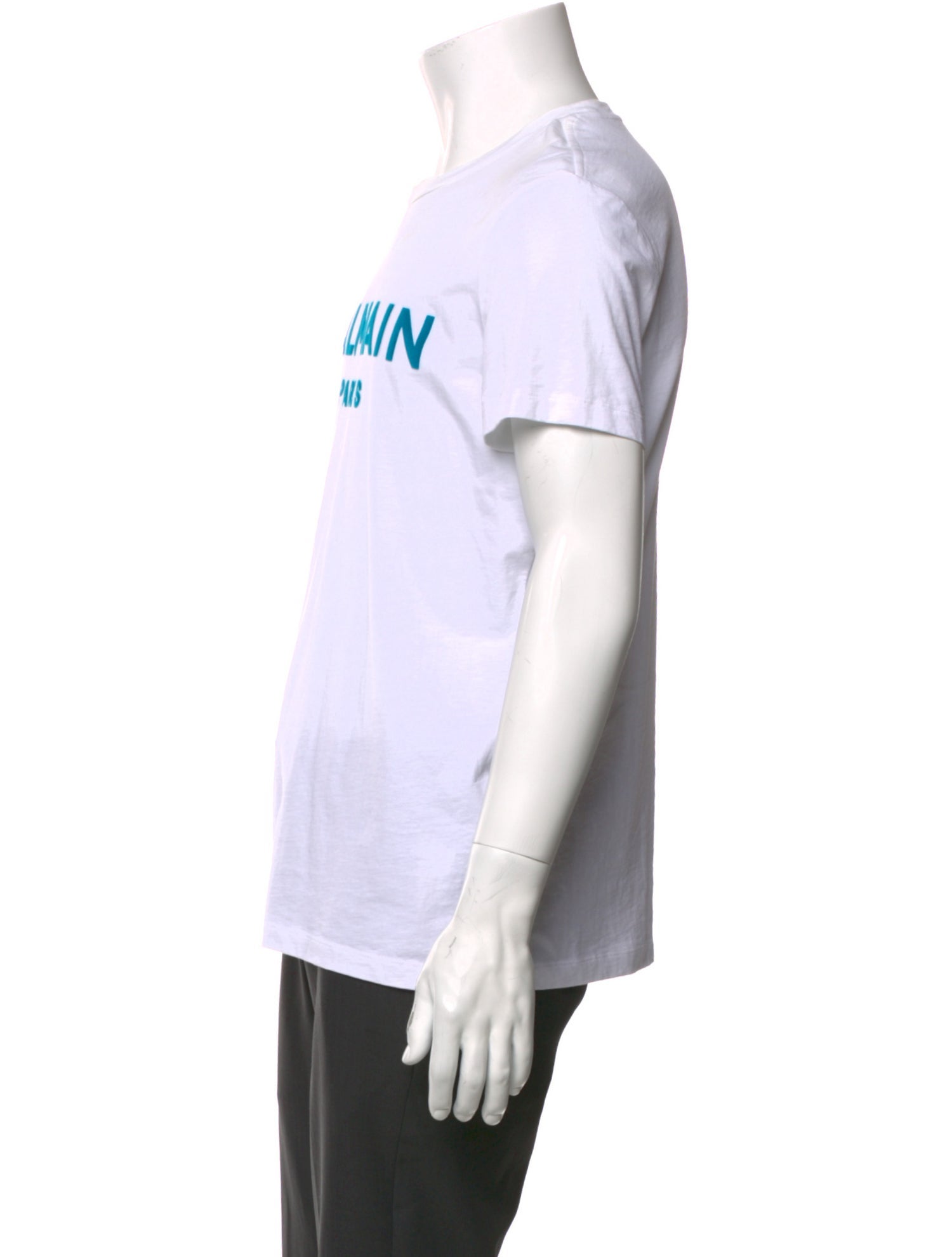 Balmain Graphic Print Crew Neck T-Shirt