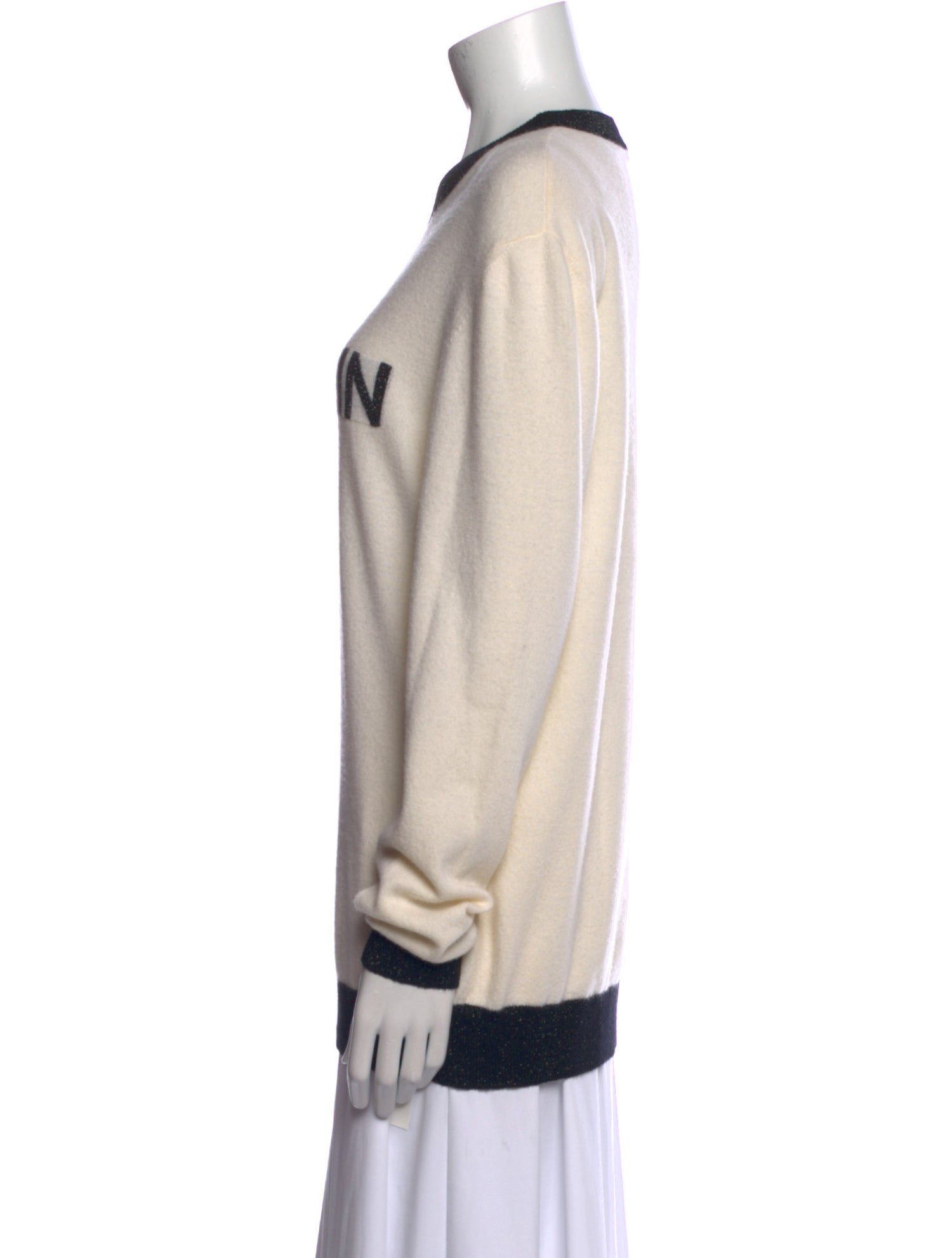 Balmain Wool Graphic Print Sweater