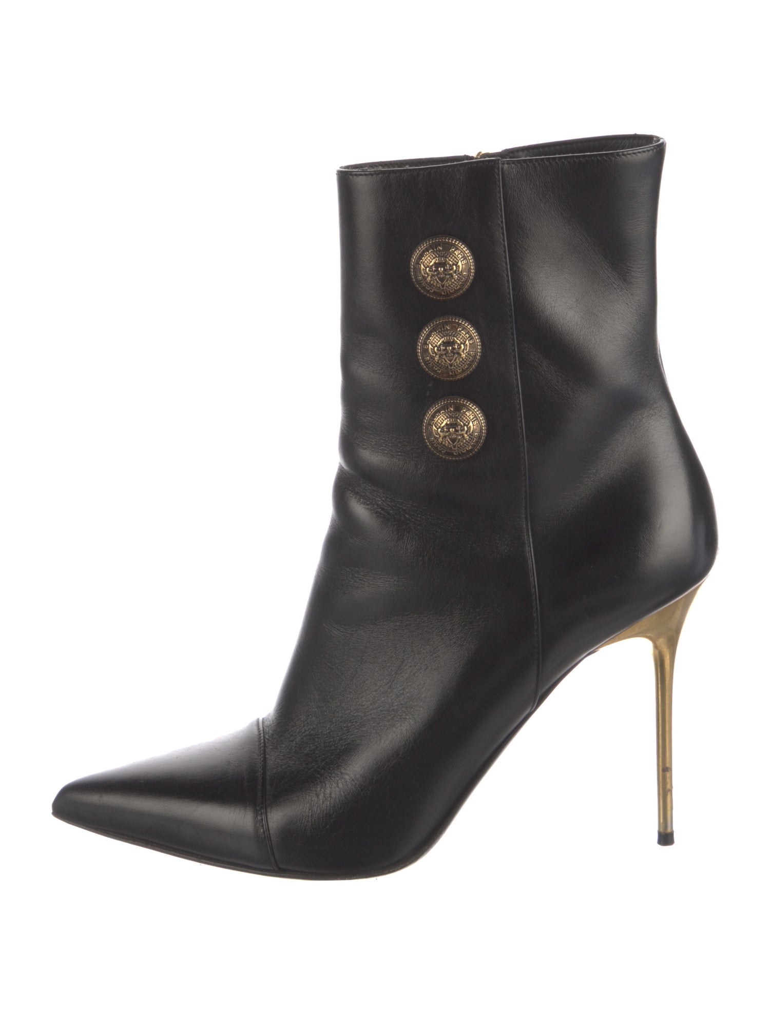 Balmain Leather Boots