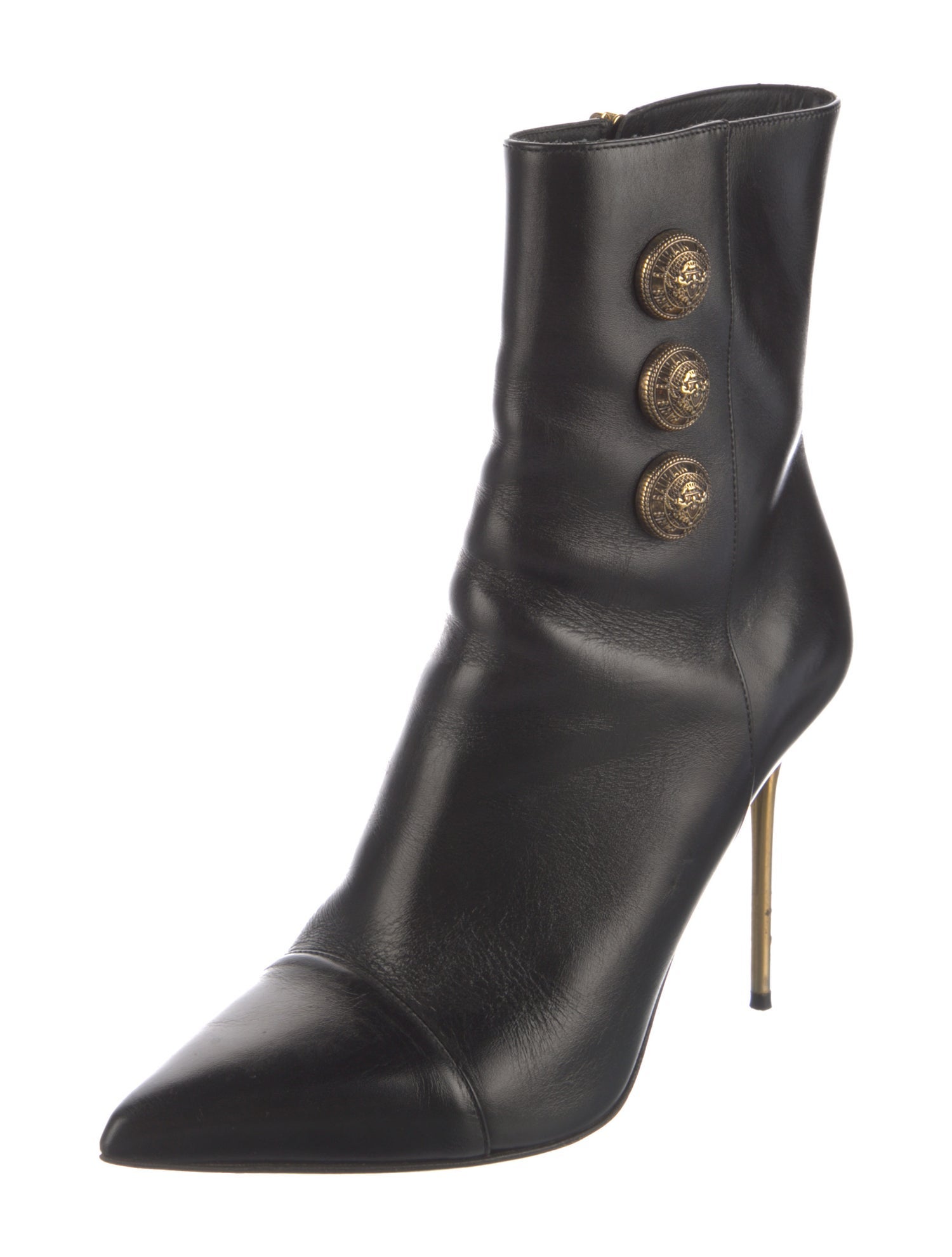 Balmain Leather Boots