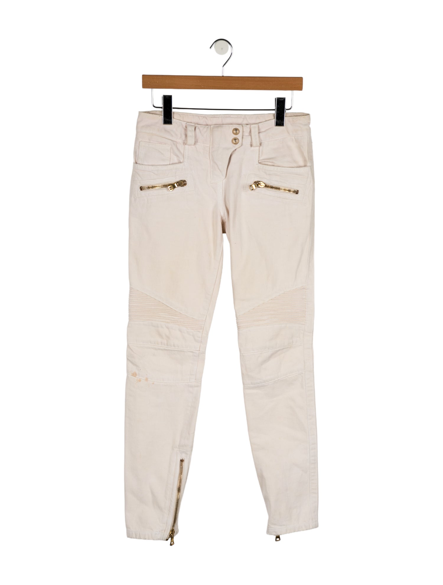 Balmain Low-Rise Straight Leg Jeans