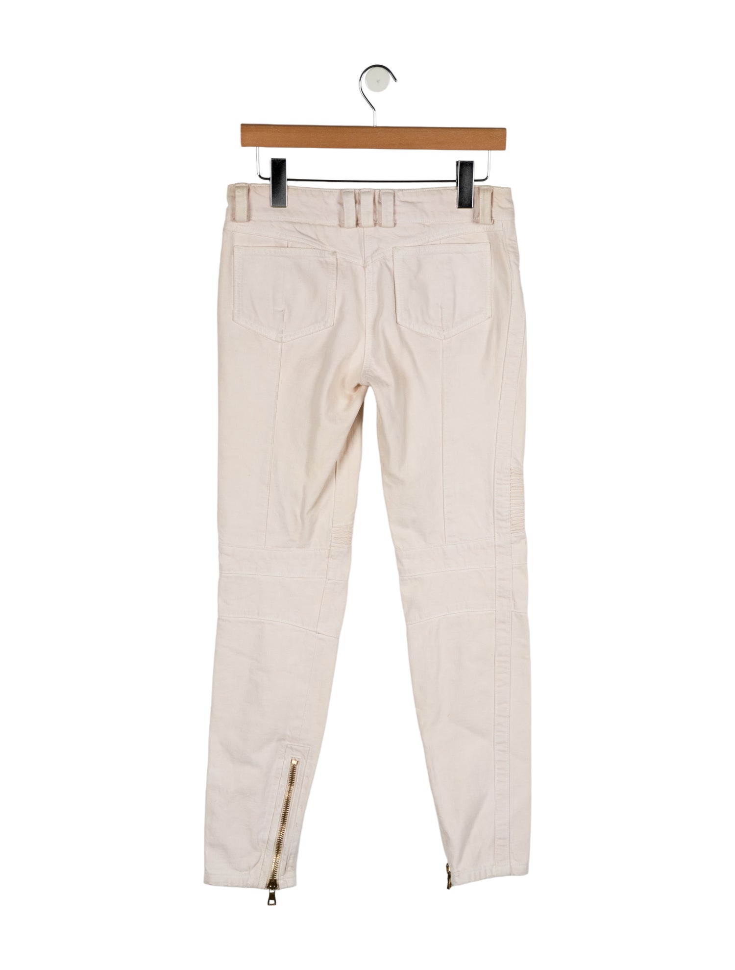 Balmain Low-Rise Straight Leg Jeans