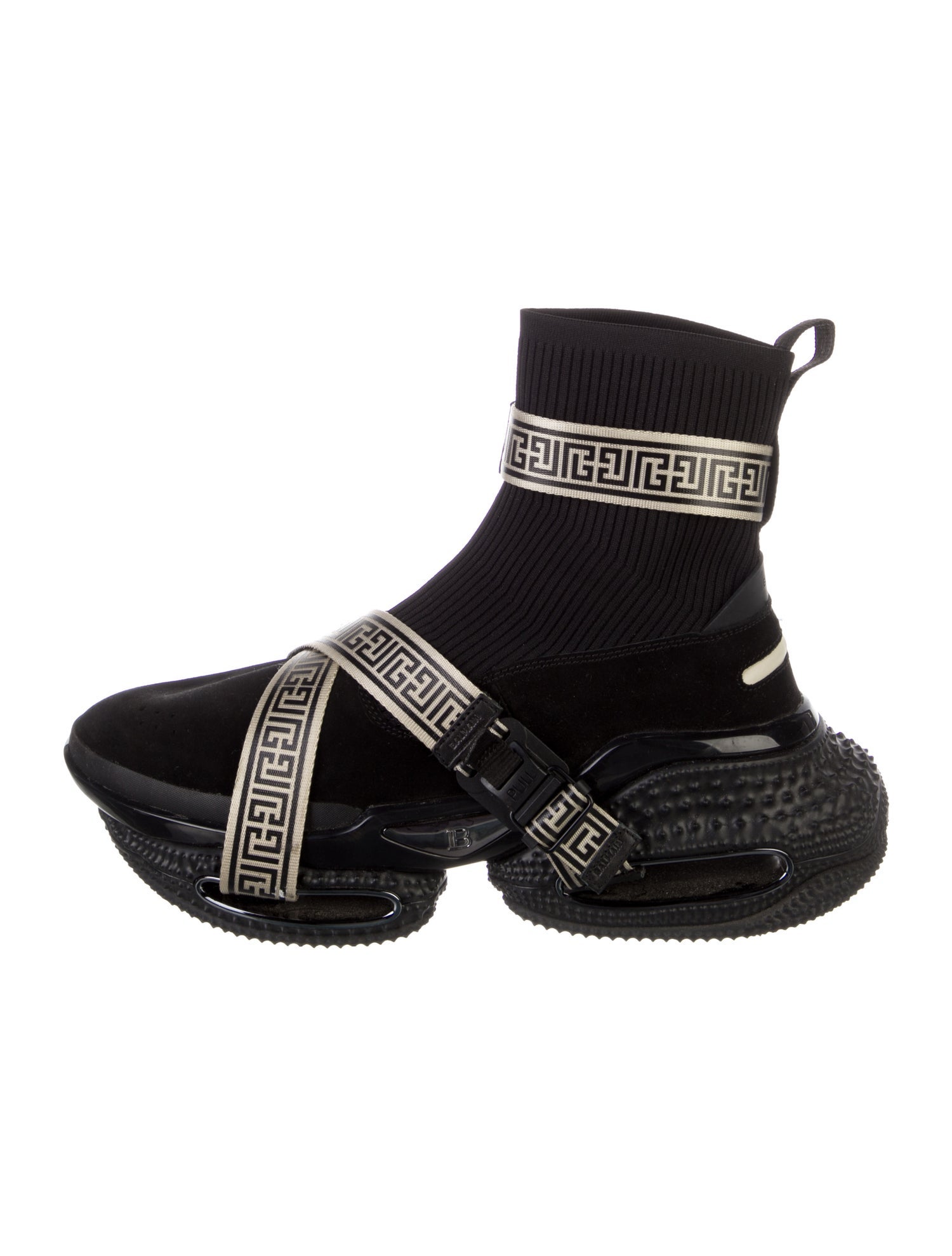 Balmain Suede Sock Sneakers