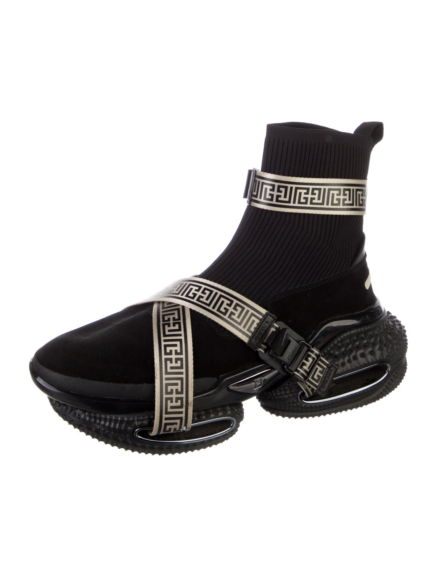 Balmain Suede Sock Sneakers