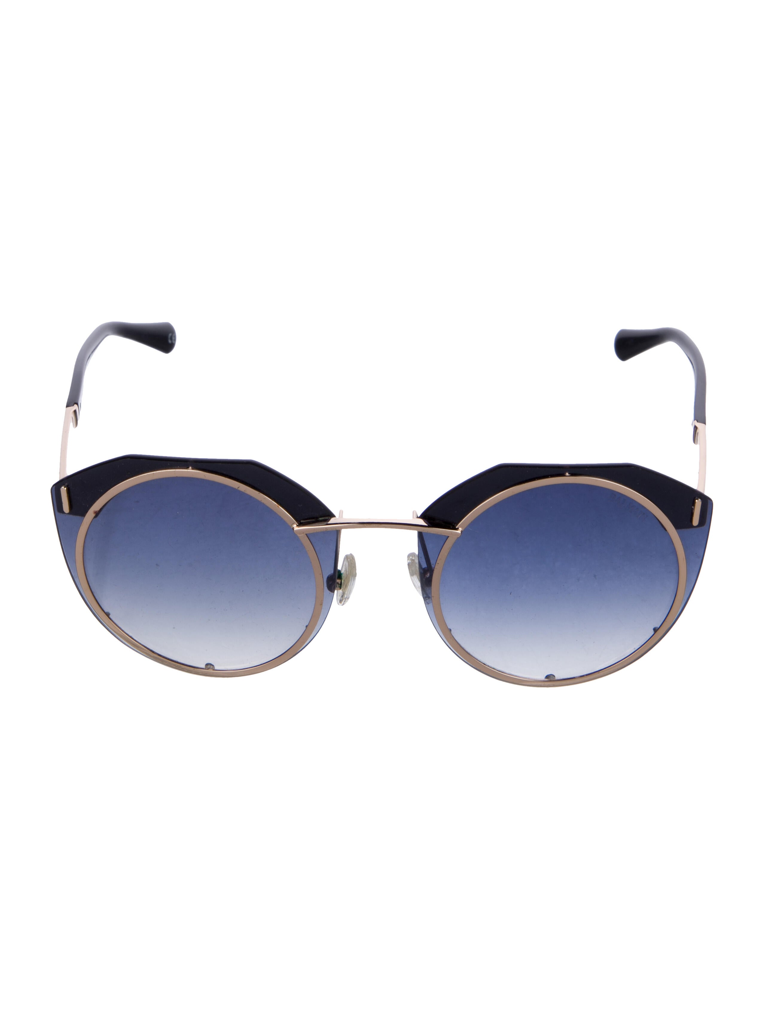 Balmain Monture Round Sunglasses