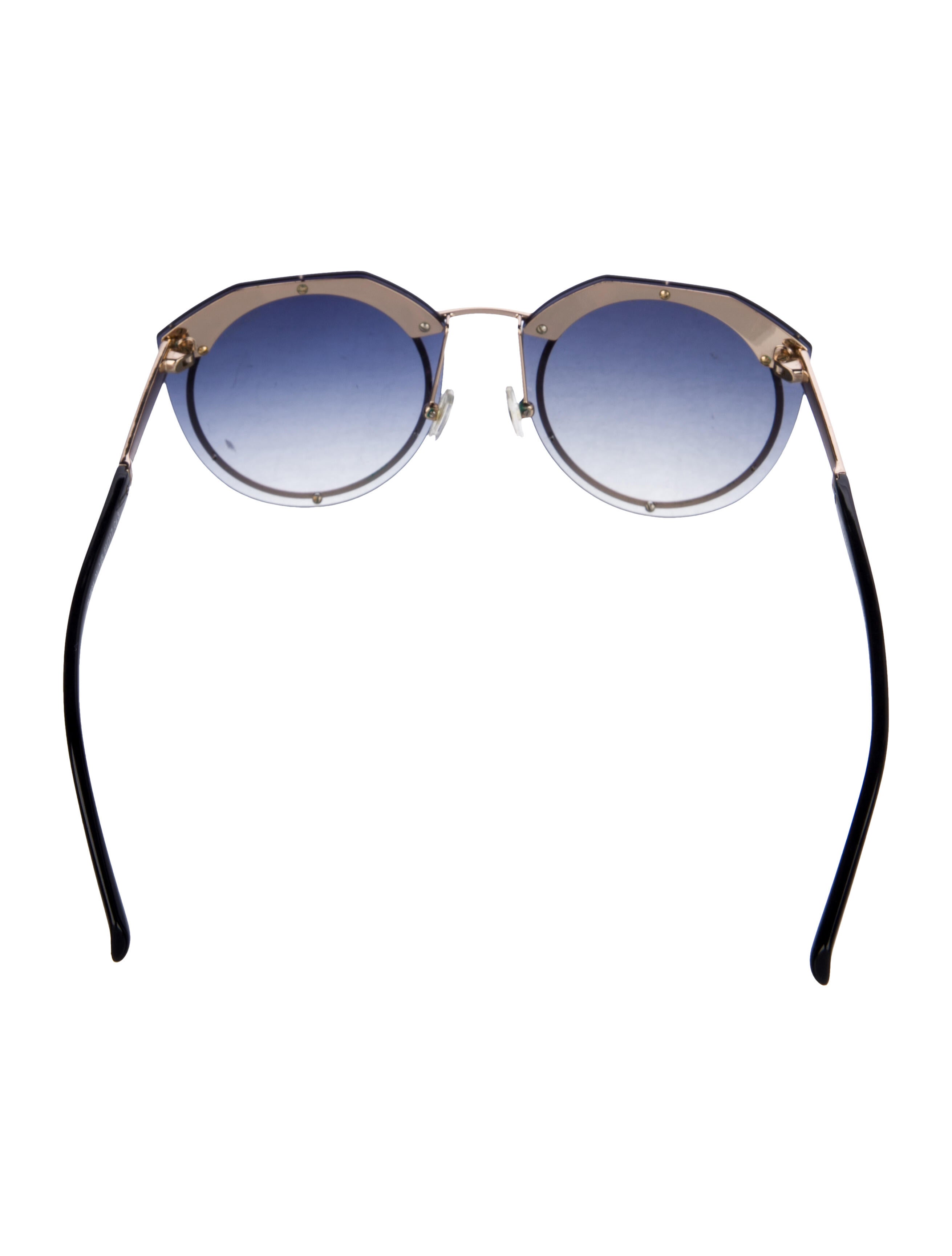 Balmain Monture Round Sunglasses