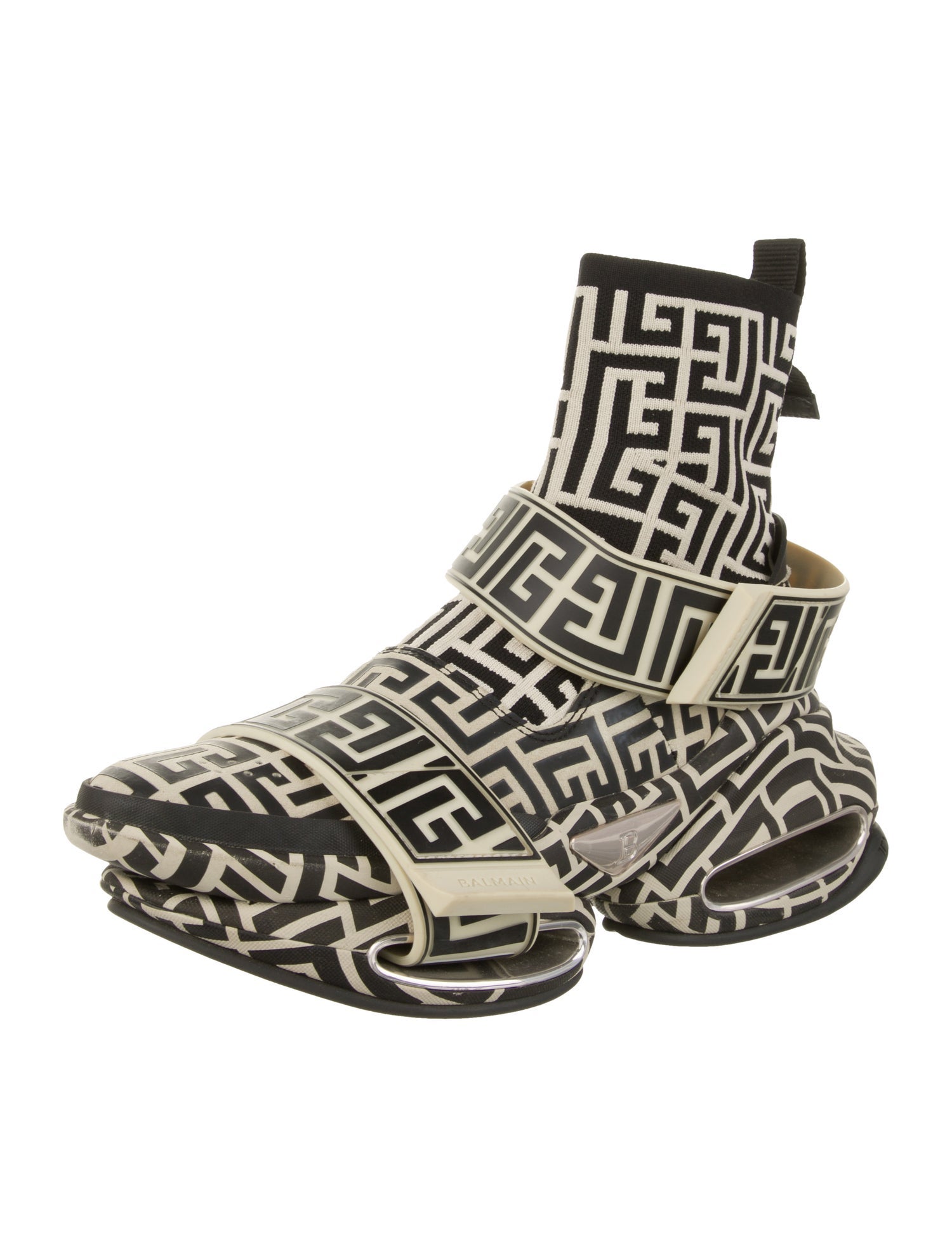 Balmain Printed Sock Sneakers