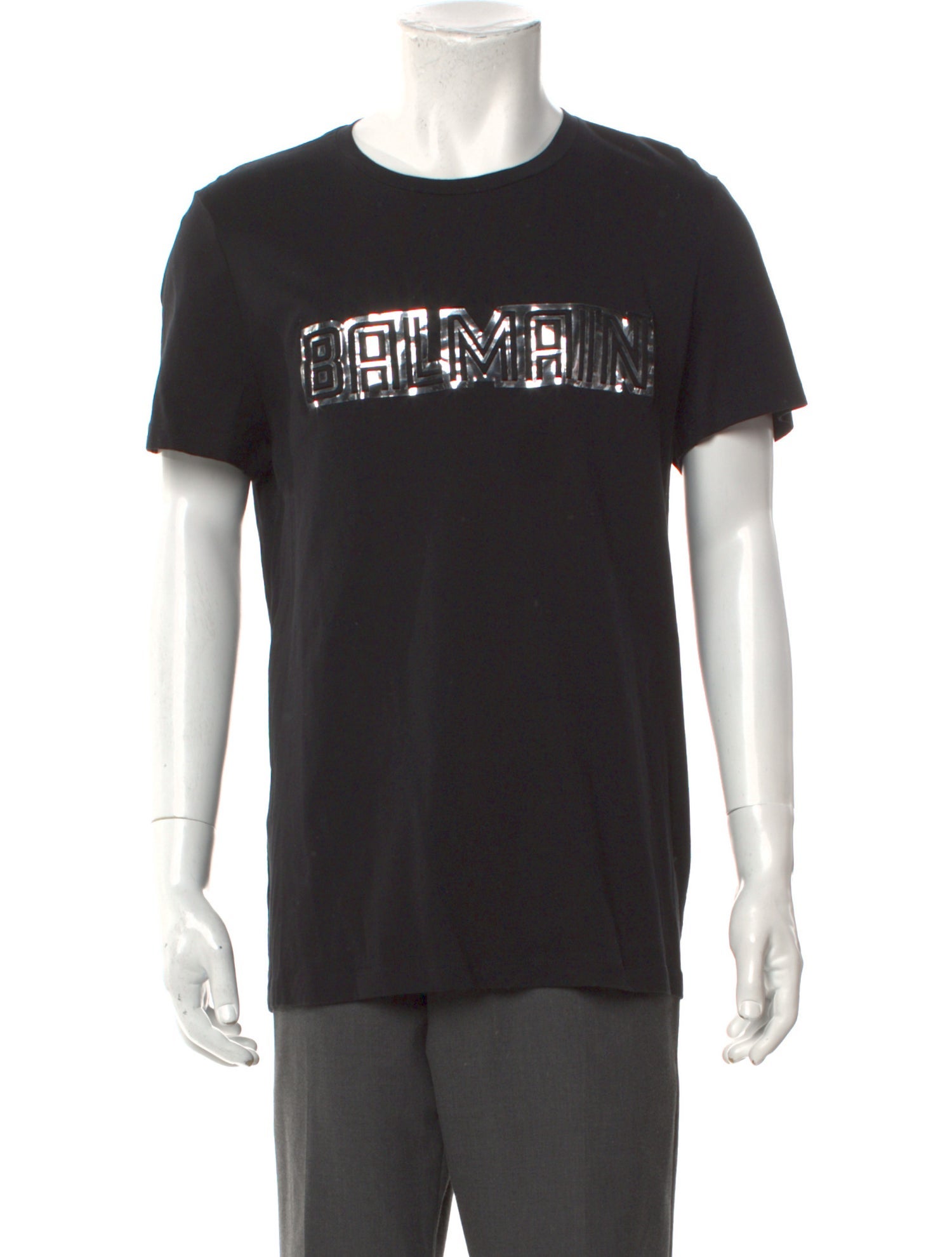 Balmain Graphic Print Crew Neck T-Shirt