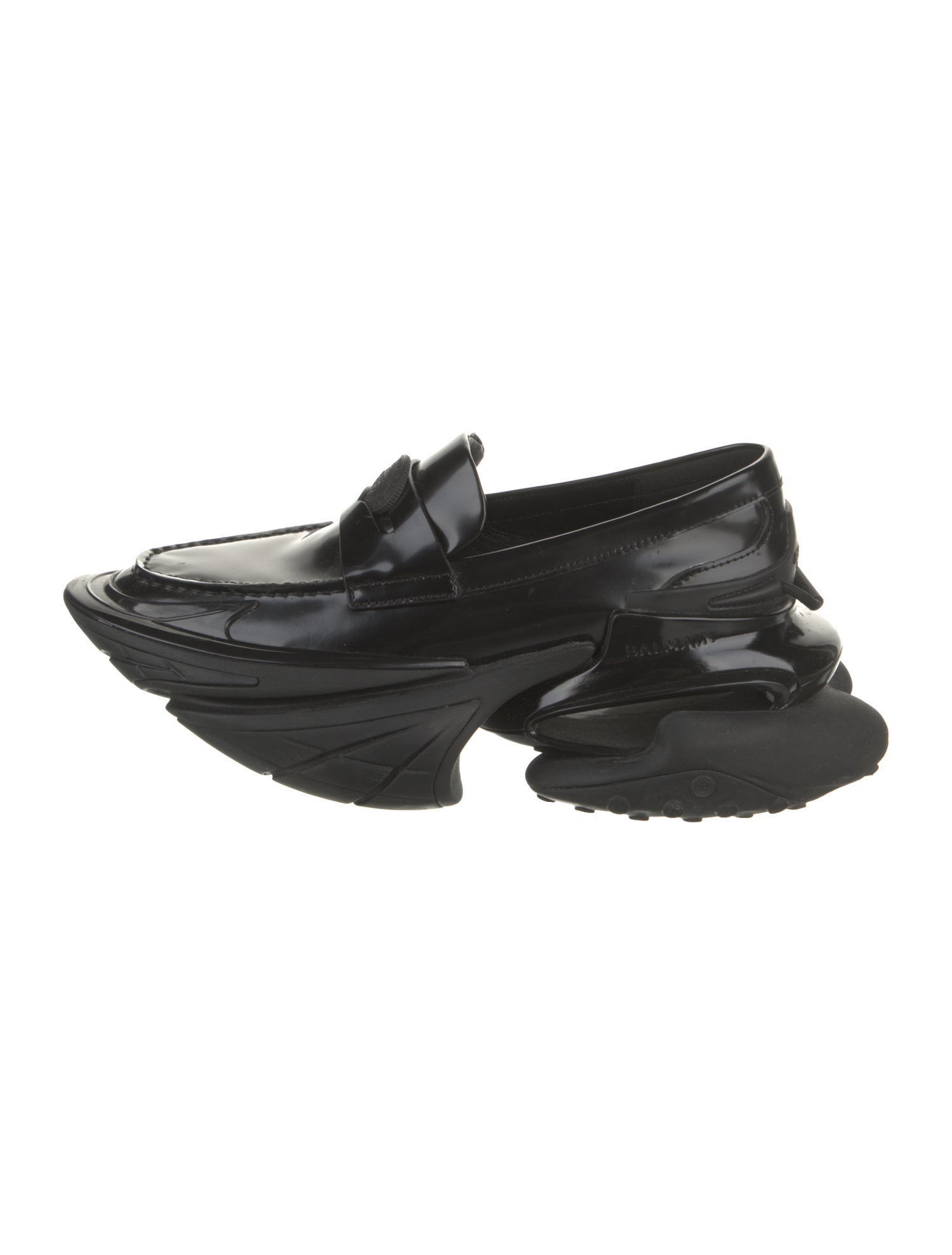 Balmain Skull Leather Loafers