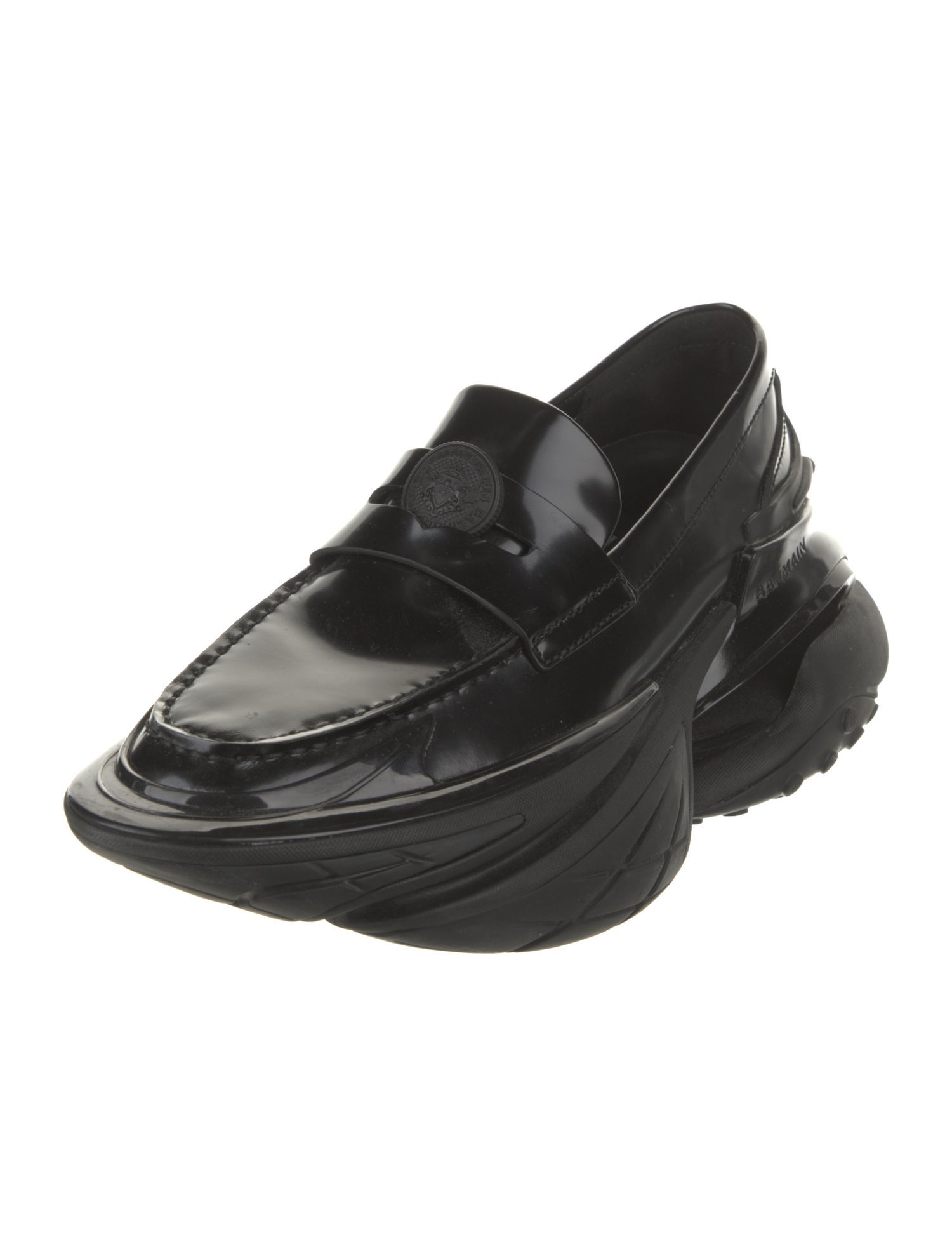 Balmain Skull Leather Loafers