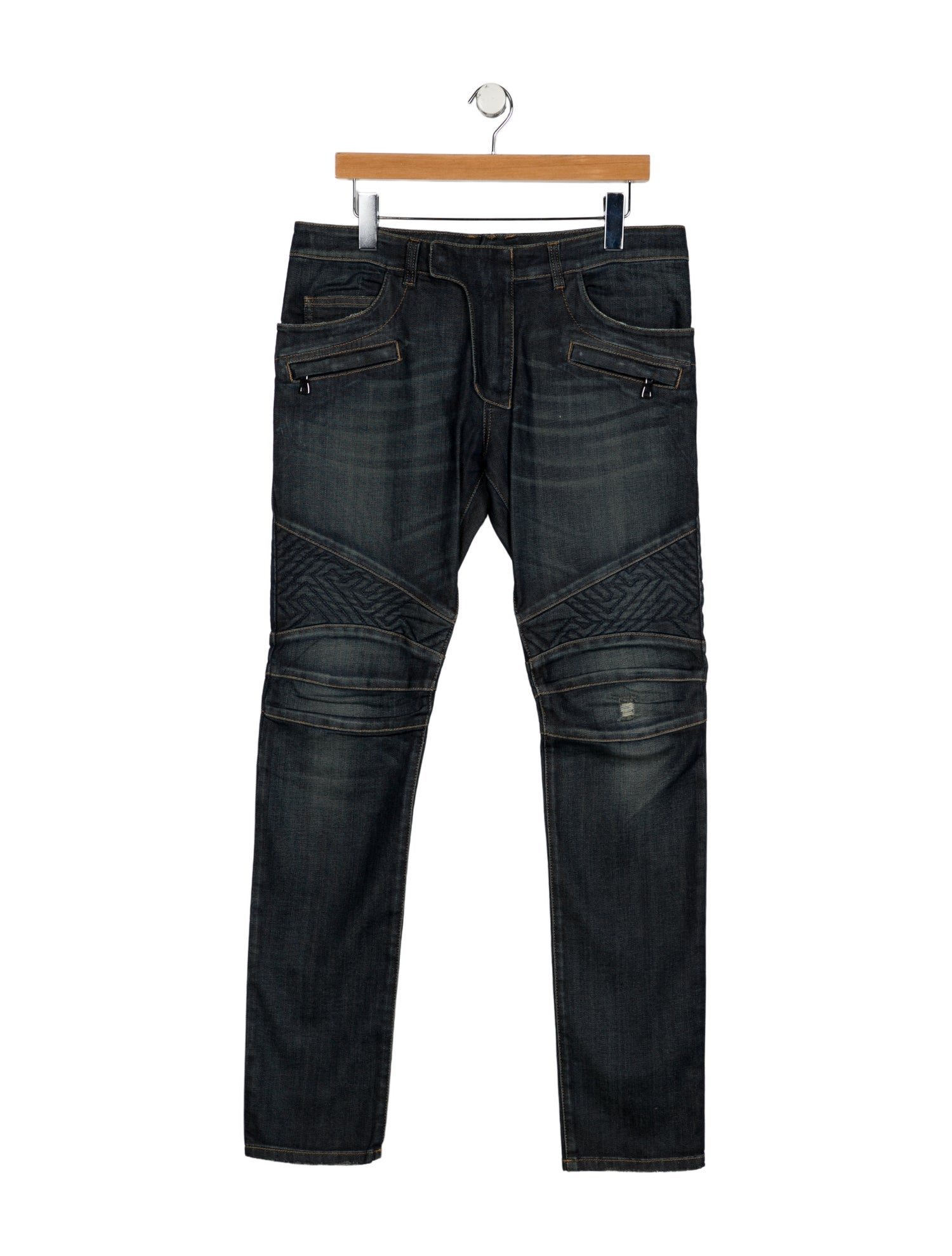 Balmain Moto Jeans