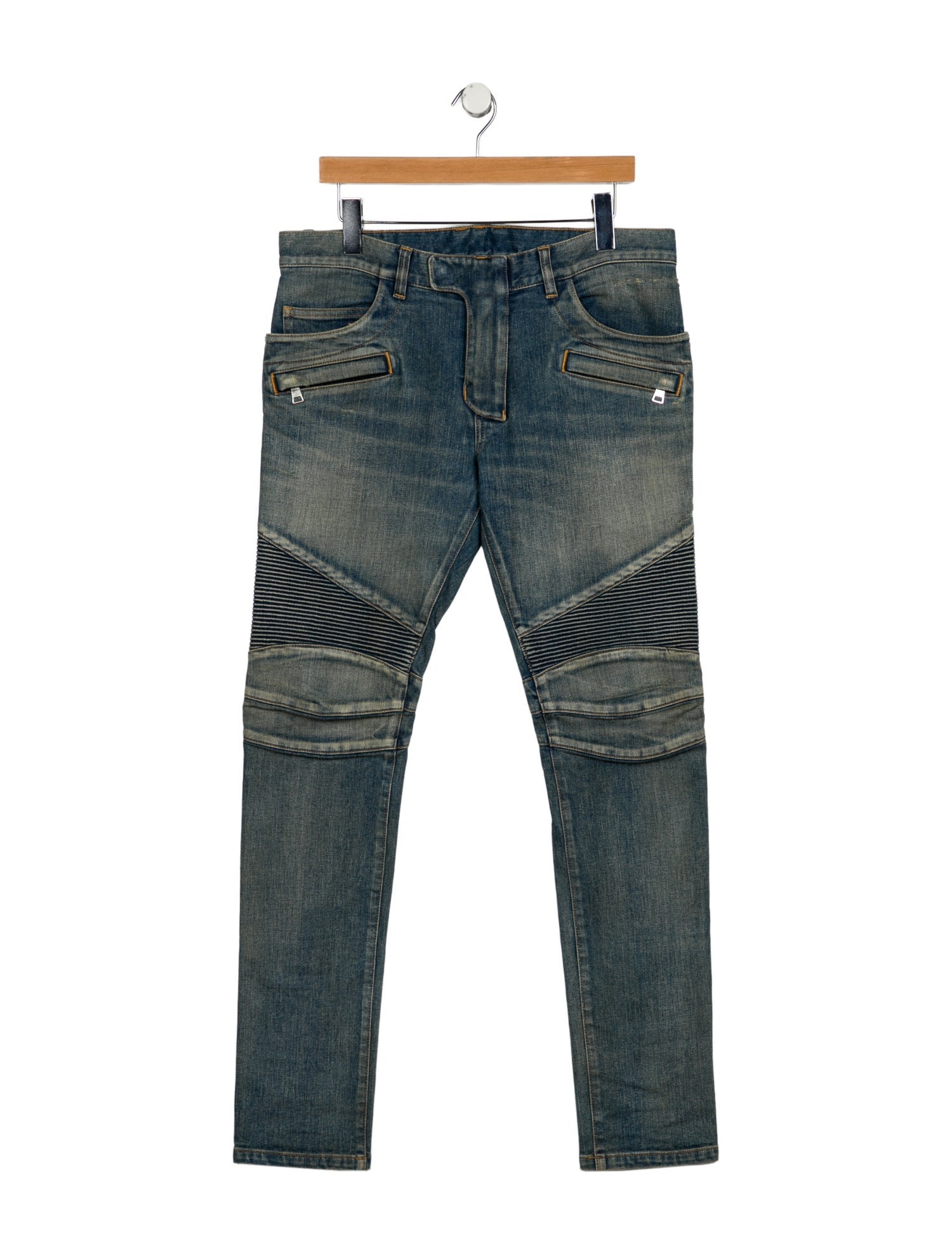 Balmain Moto Jeans