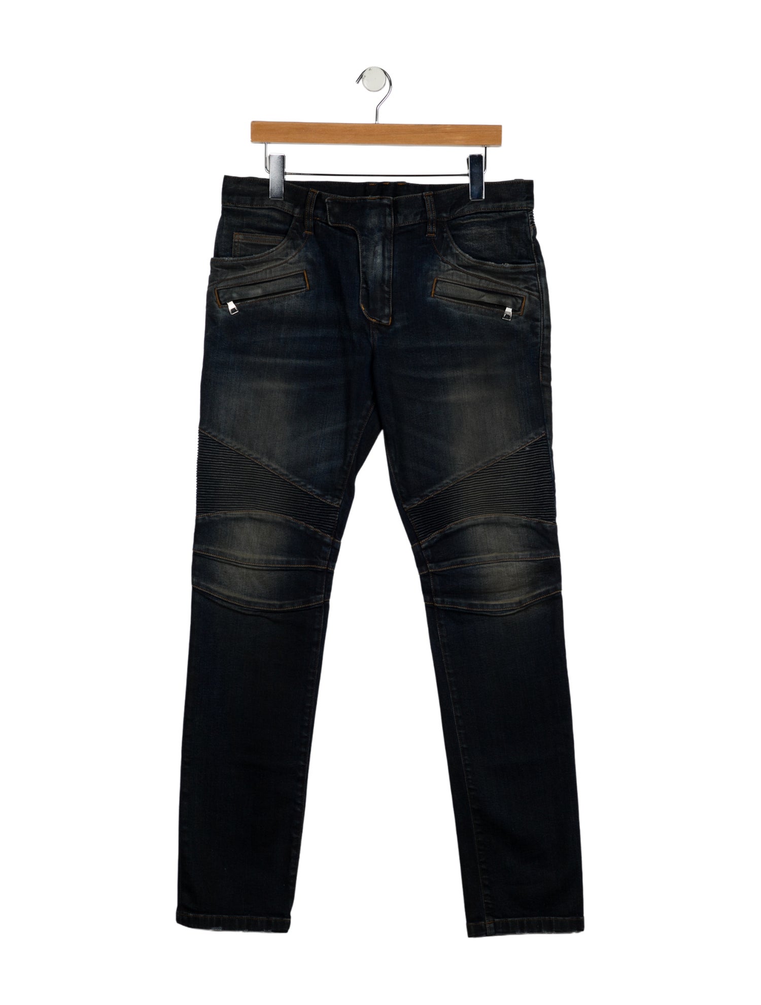 Balmain Moto Jeans