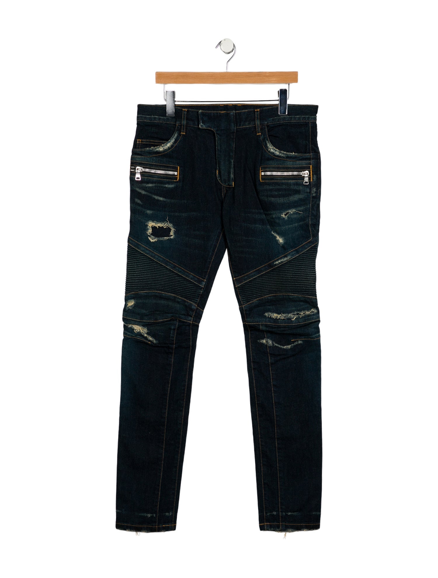 Balmain Moto Jeans