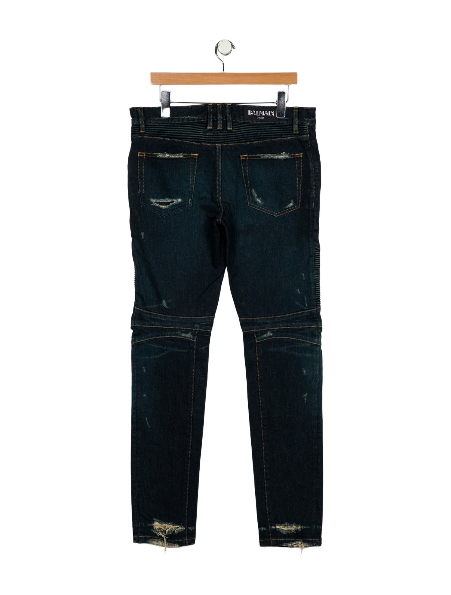 Balmain Moto Jeans