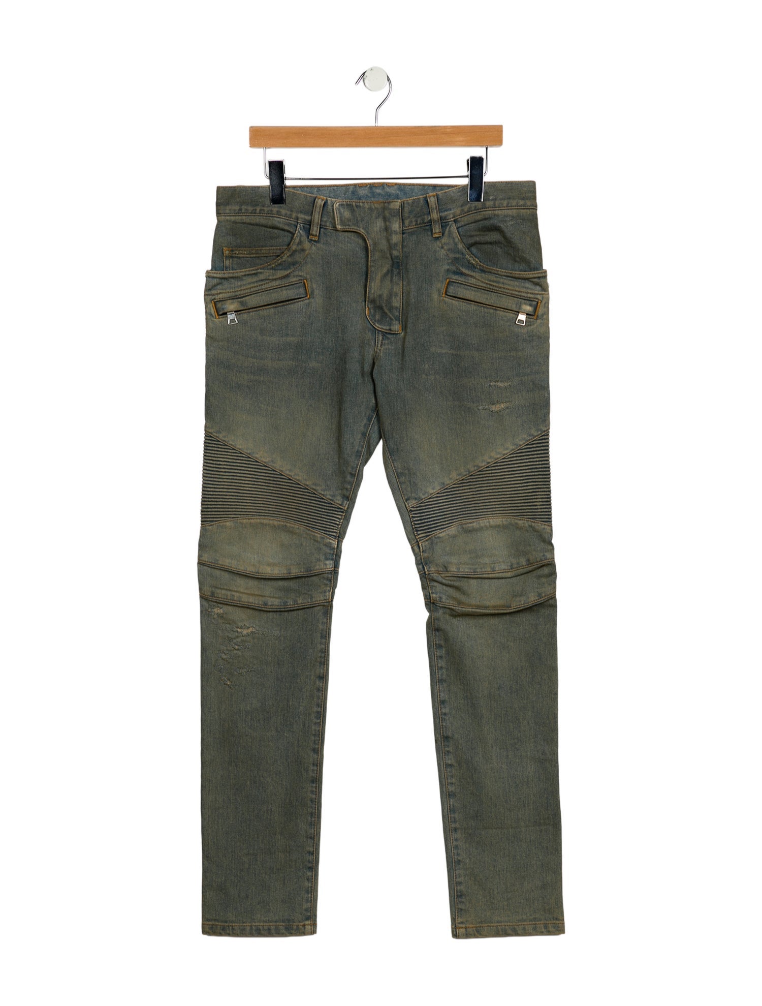 Balmain Moto Jeans