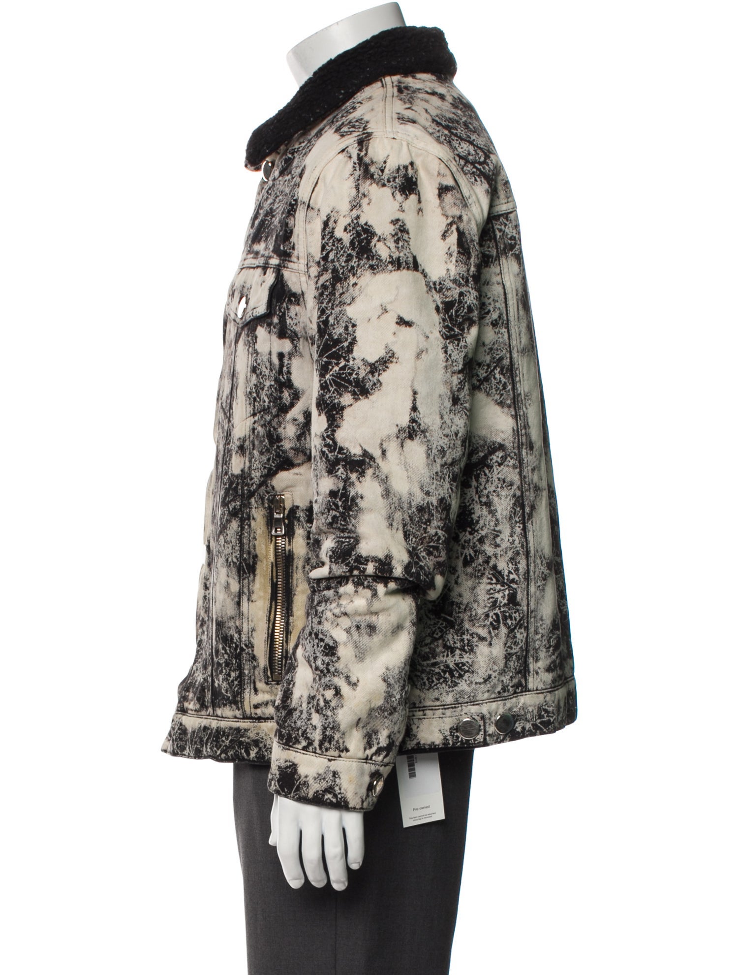 Balmain Printed Denim Jacket