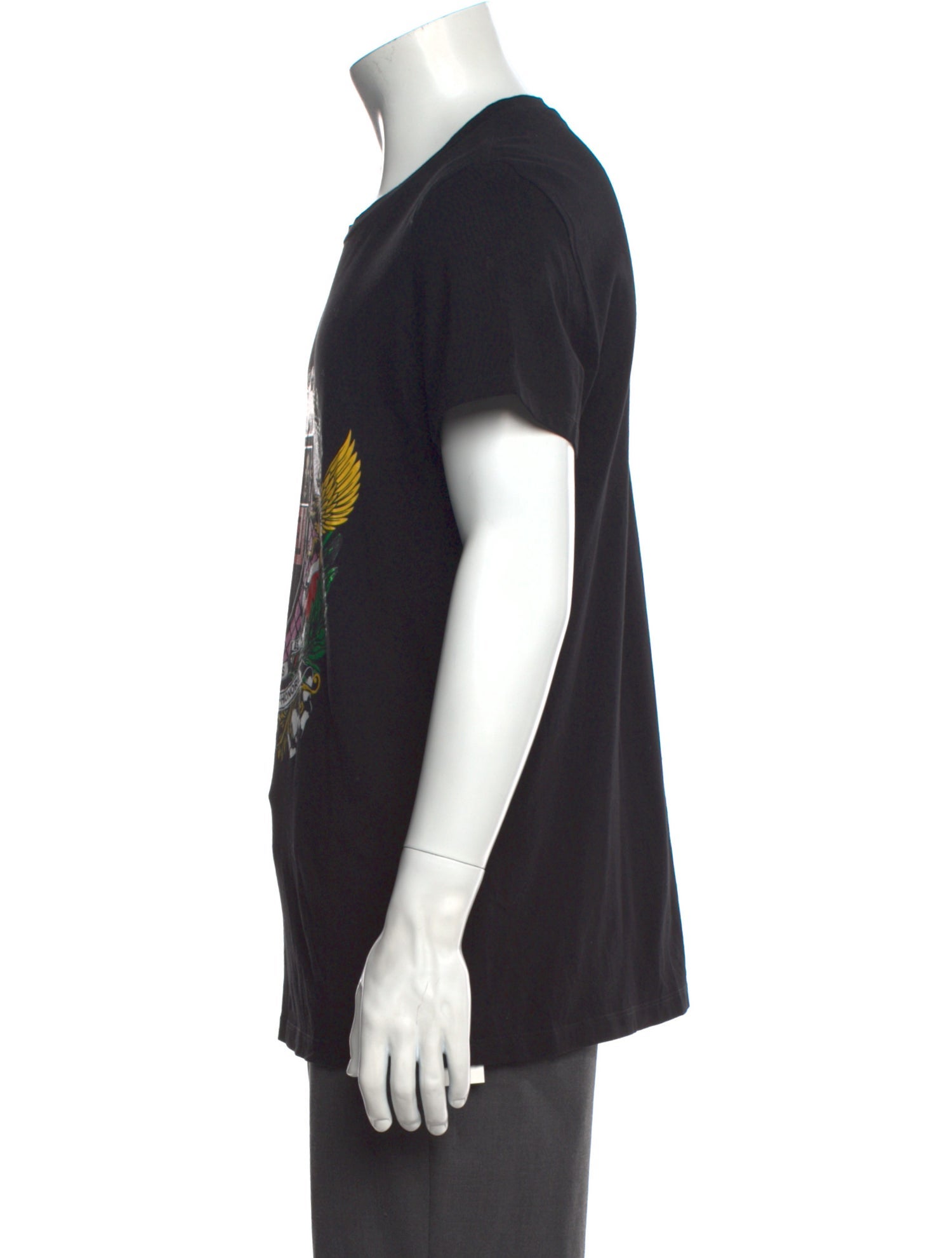 Balmain Graphic Print Crew Neck T-Shirt