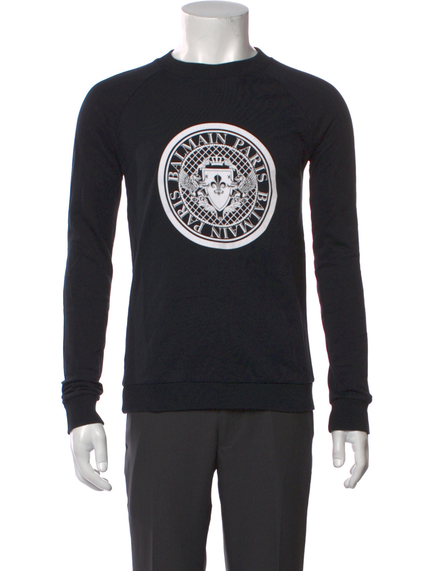 Balmain Graphic Print Crew Neck T-Shirt