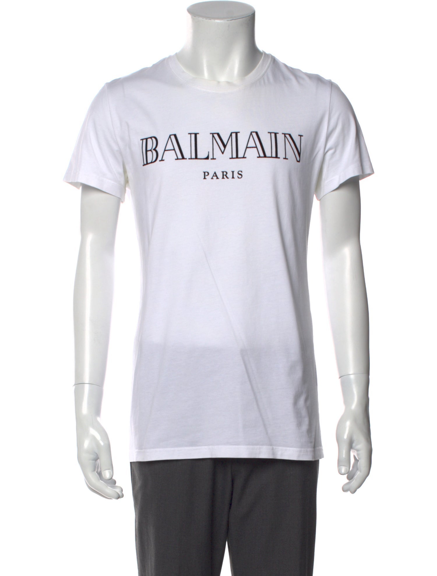 Balmain Graphic Print Crew Neck T-Shirt