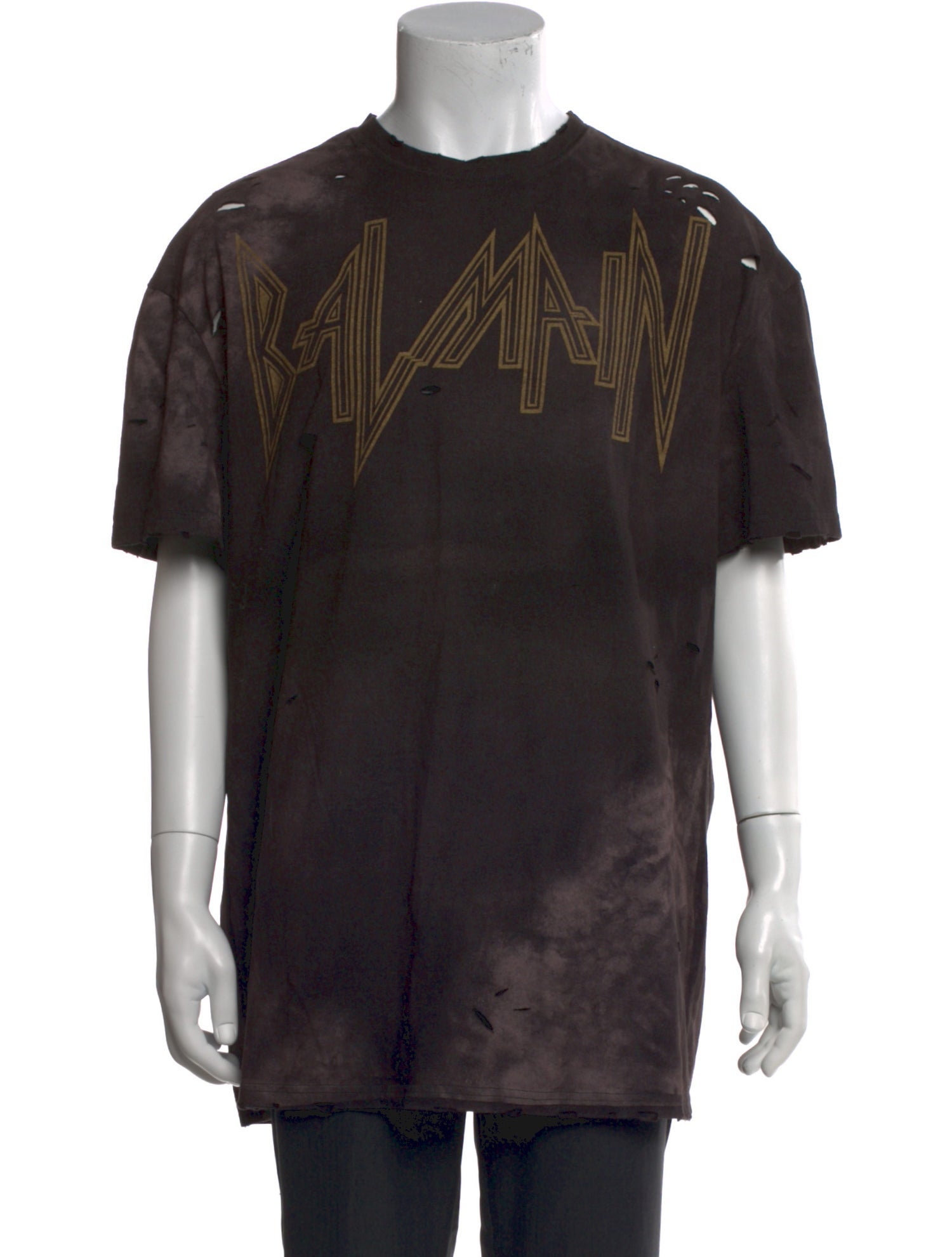 Balmain Graphic Print Crew Neck T-Shirt