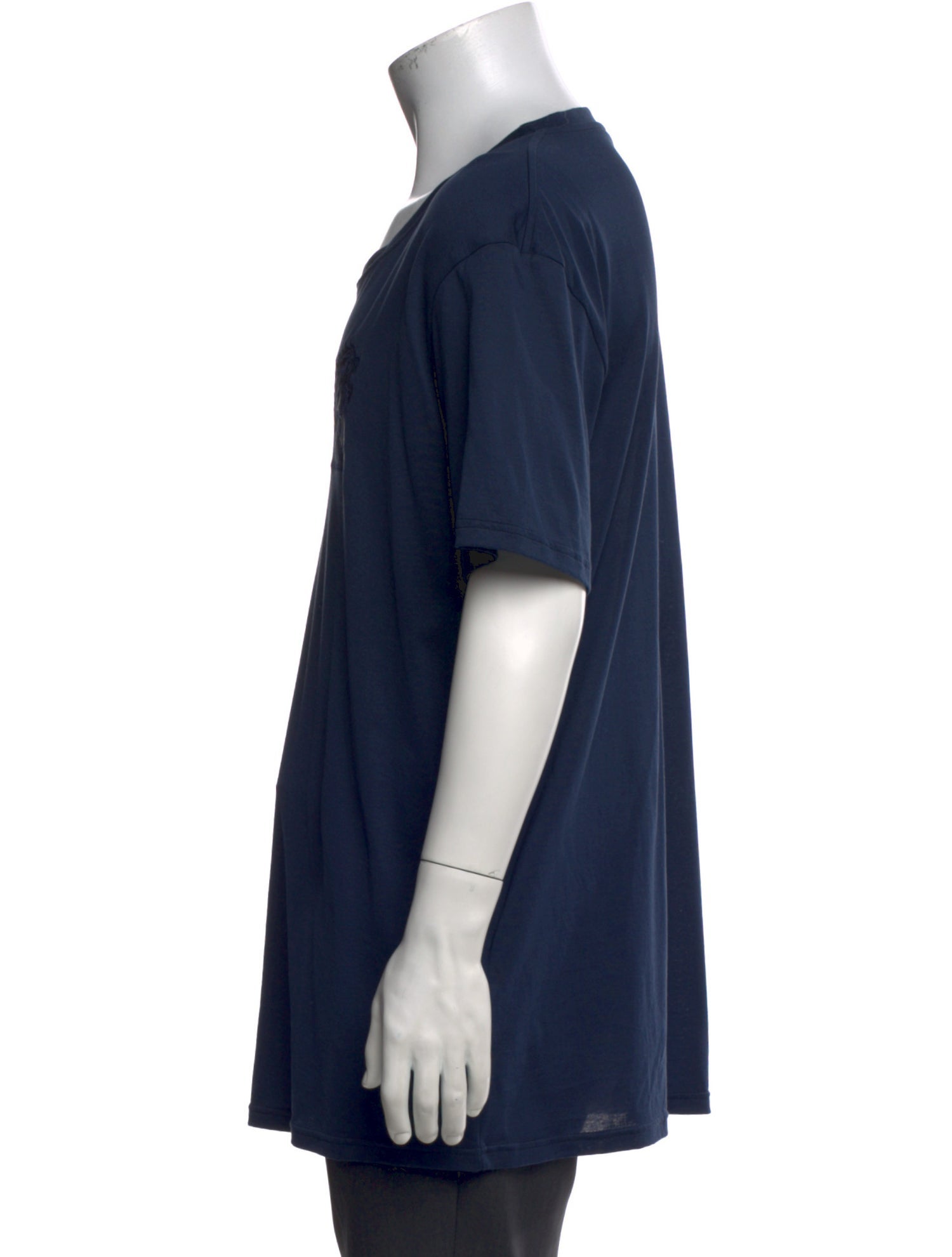 Balmain Scoop Neck Short Sleeve T-Shirt