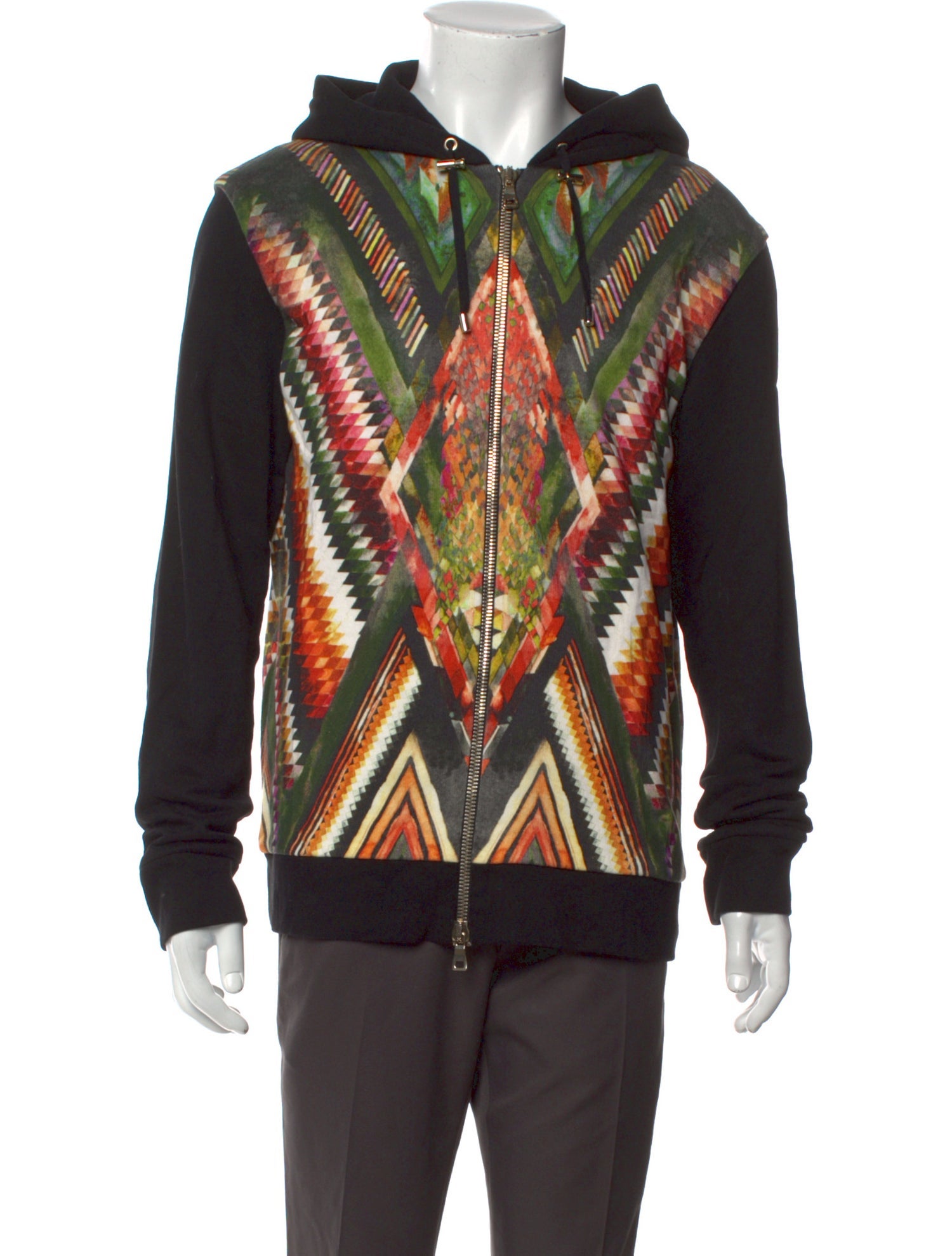 Balmain Printed Crew Neck Hoodie w/ Tags