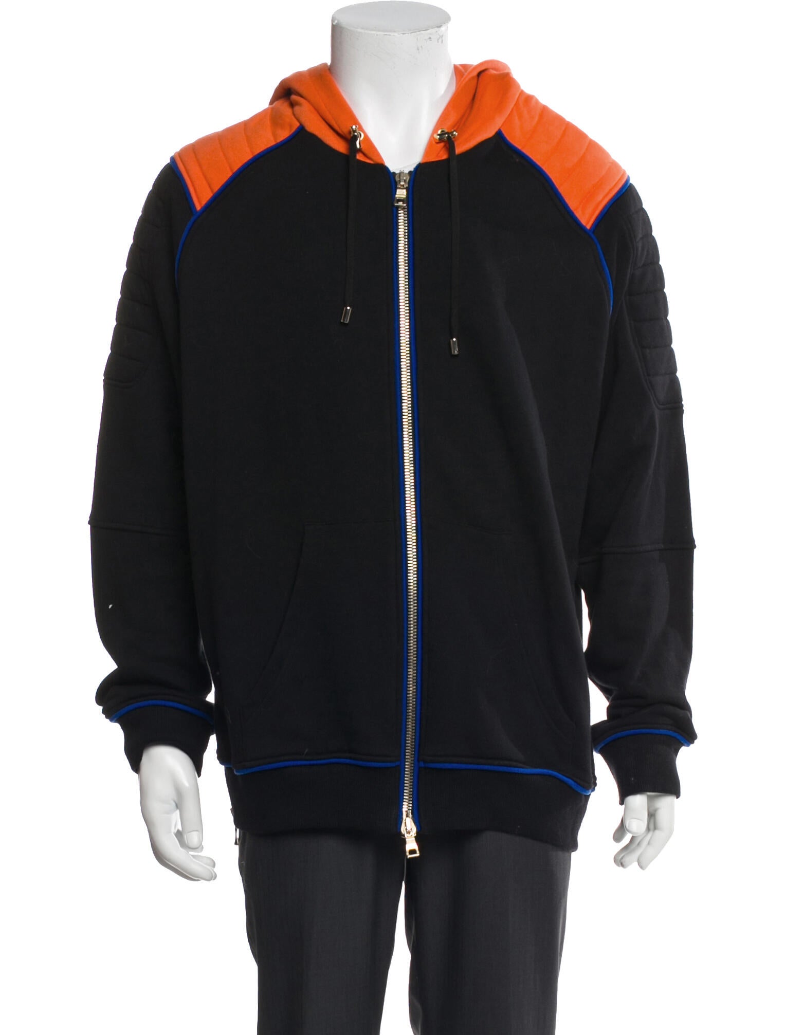 Veronique Branquinho Mandarin Collar Patch Jacket - Grey Outerwear