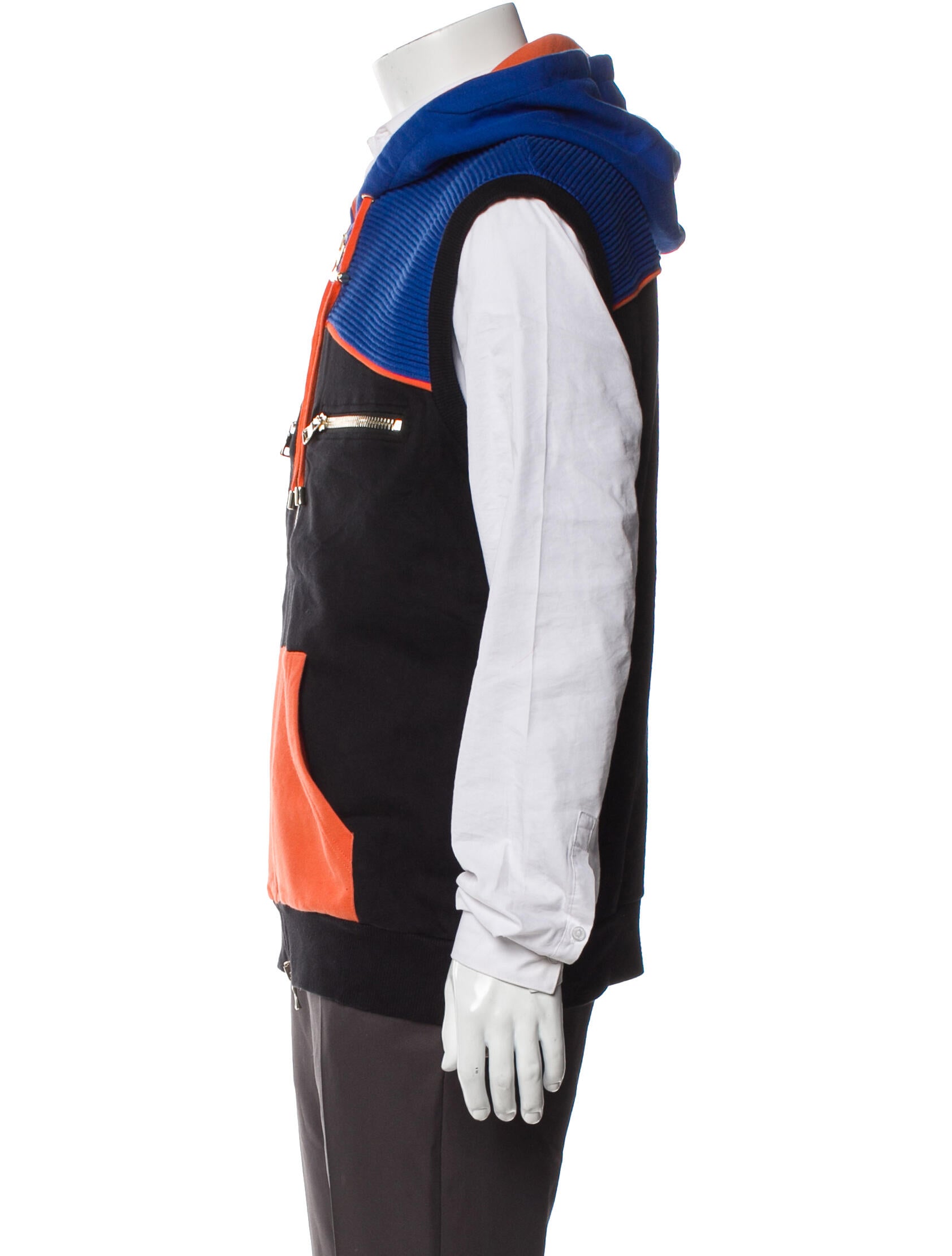 Balmain Colorblock Pattern Vest