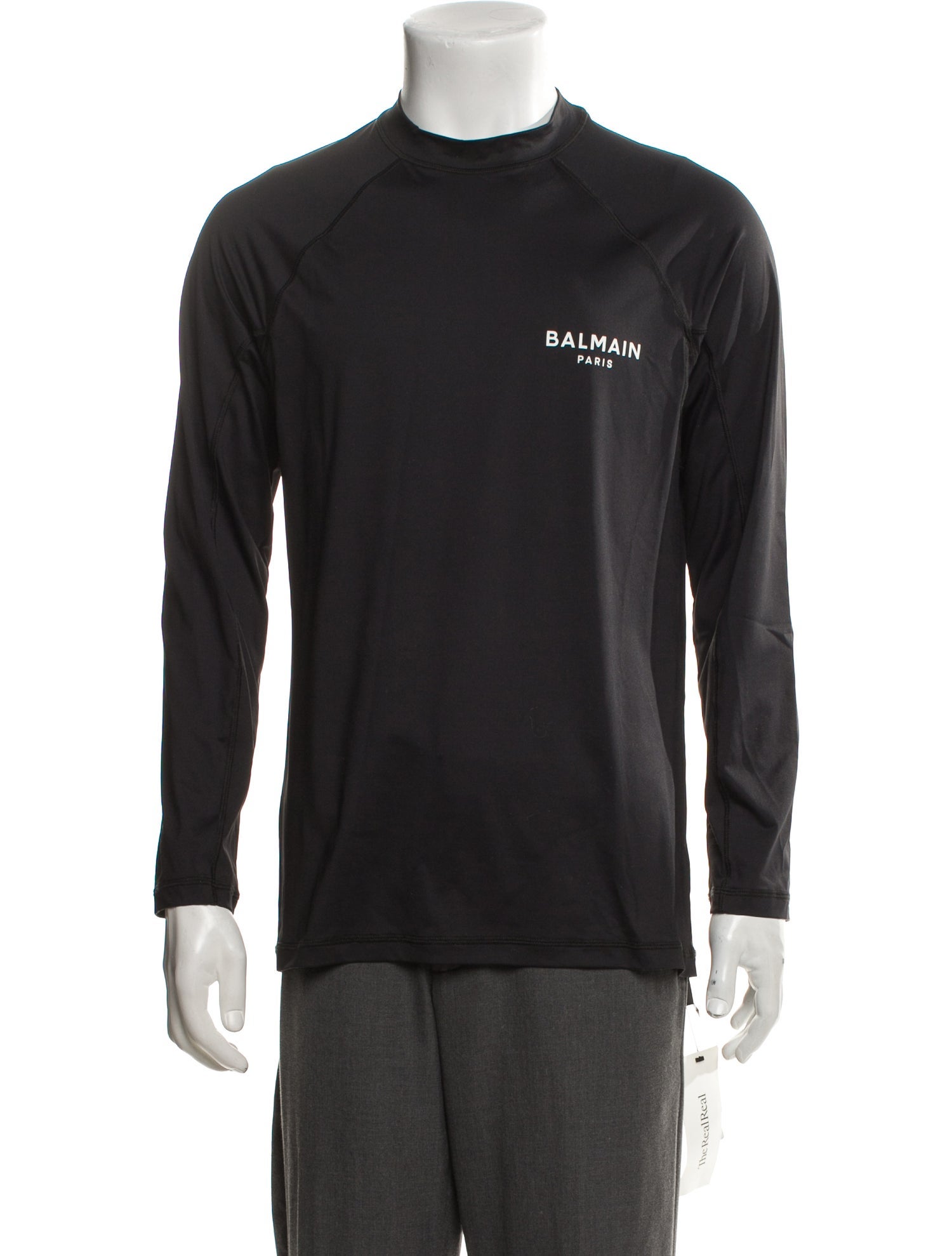 Balmain Graphic Print Crew Neck T-Shirt