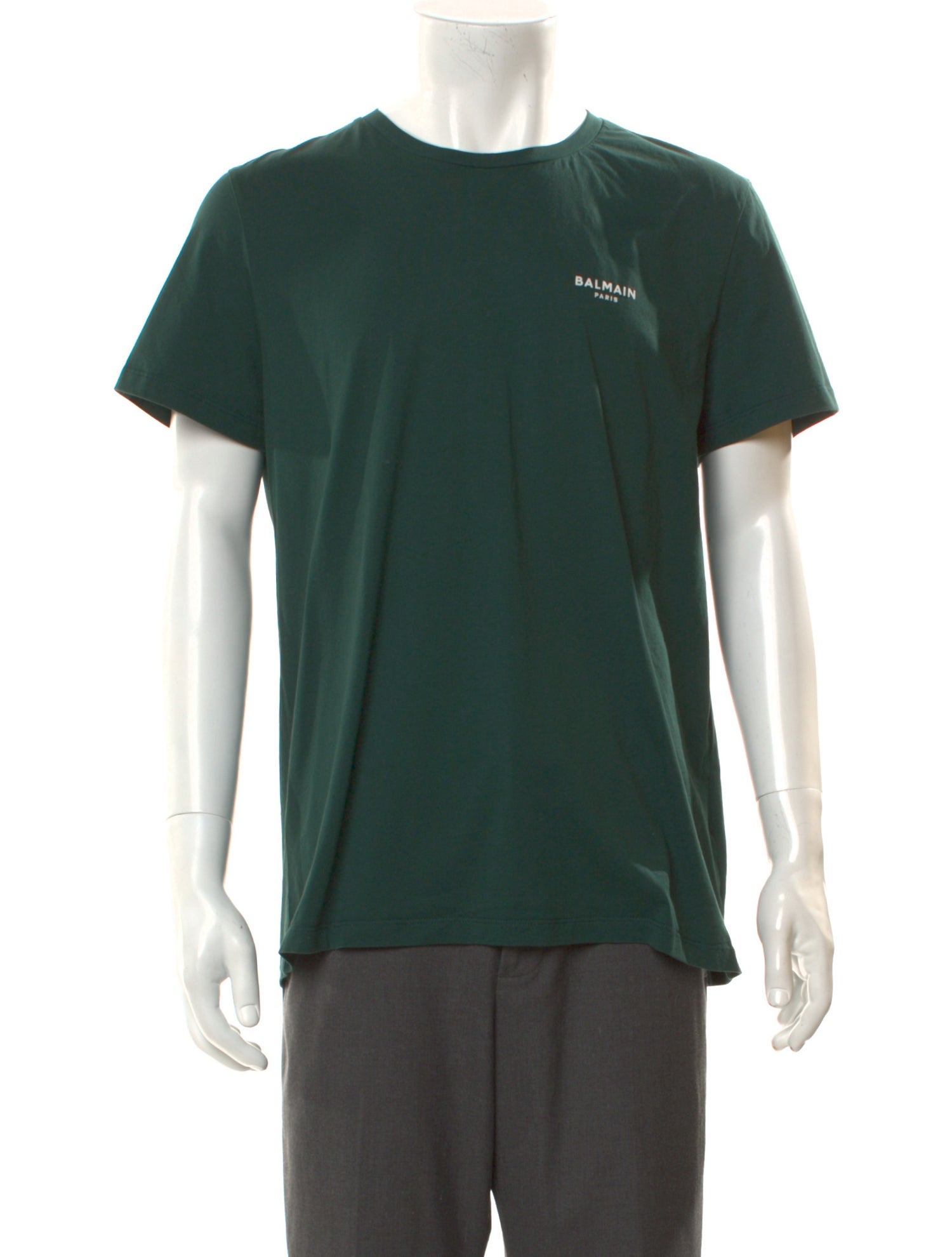 Balmain Signature Logo Crew Neck T-Shirt