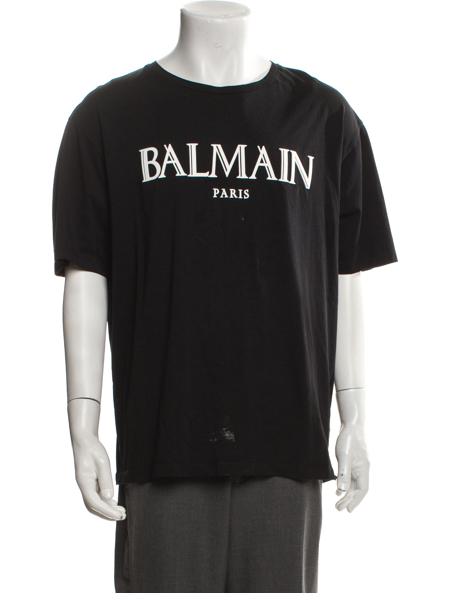 Balmain Signature Logo Graphic Print T-Shirt