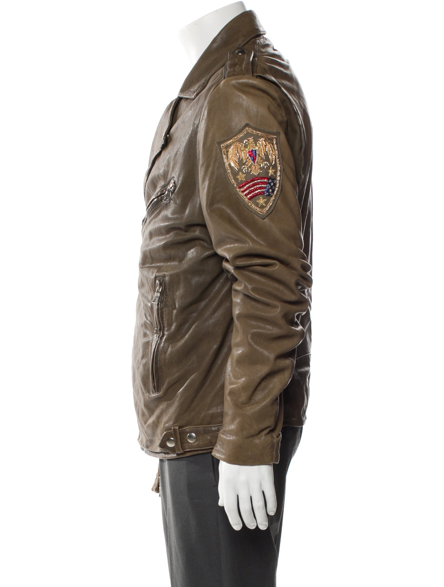 Balmain 2014 Lambskin Moto Jacket