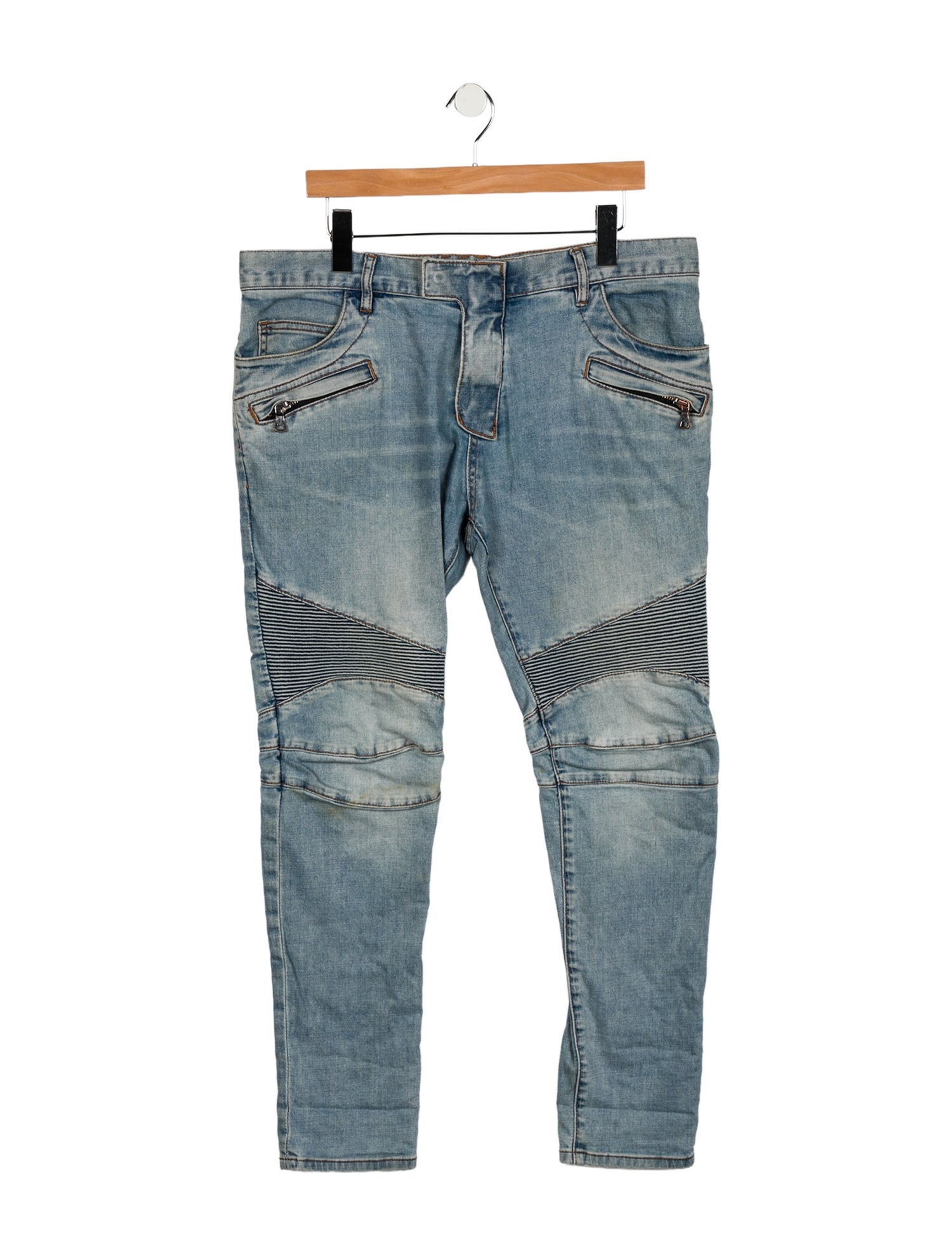 Balmain Moto Jeans
