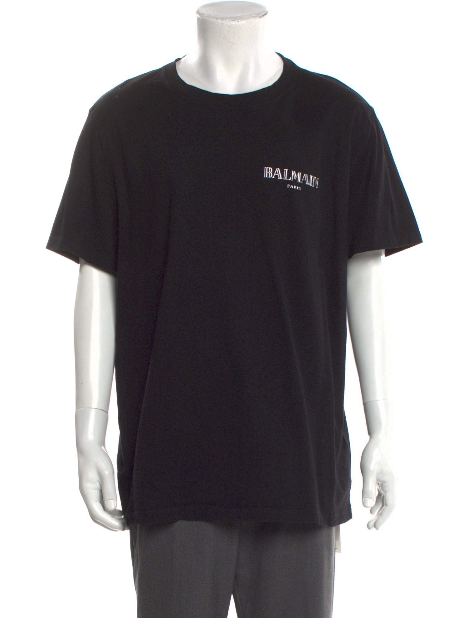 Balmain Graphic Print Crew Neck T-Shirt