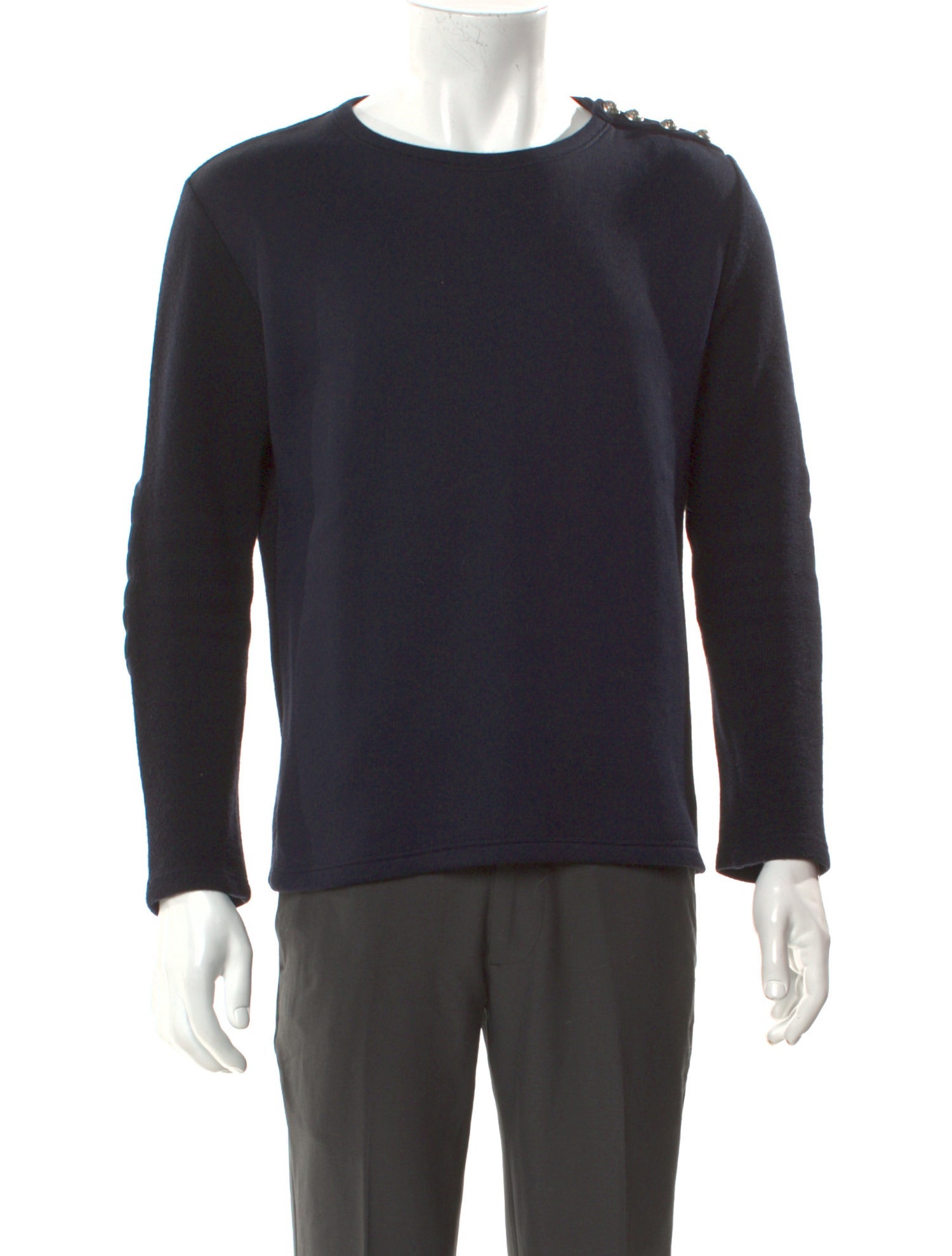 Balmain Wool Crew Neck Pullover