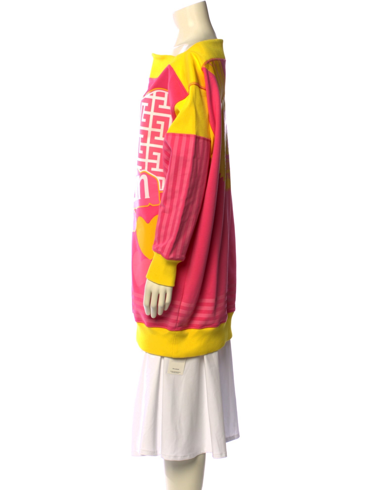 Balmain x Barbie Graphic Print Bateau Neckline Sweatshirt