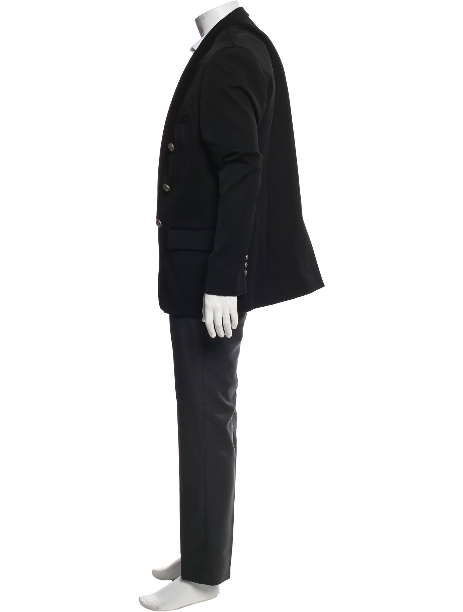 Balmain Solid Wool Blazer