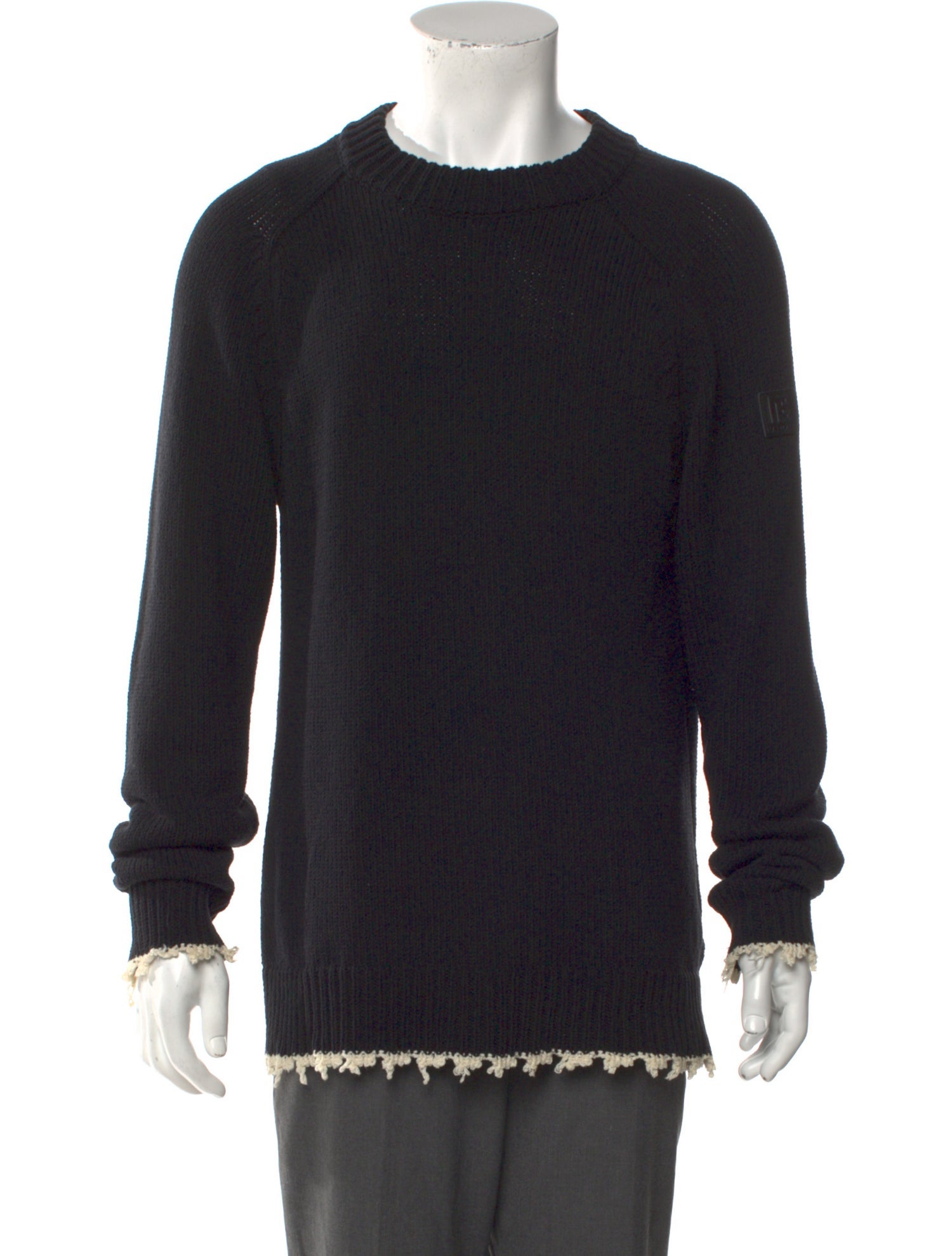Balmain Crew Neck Long Sleeve Pullover