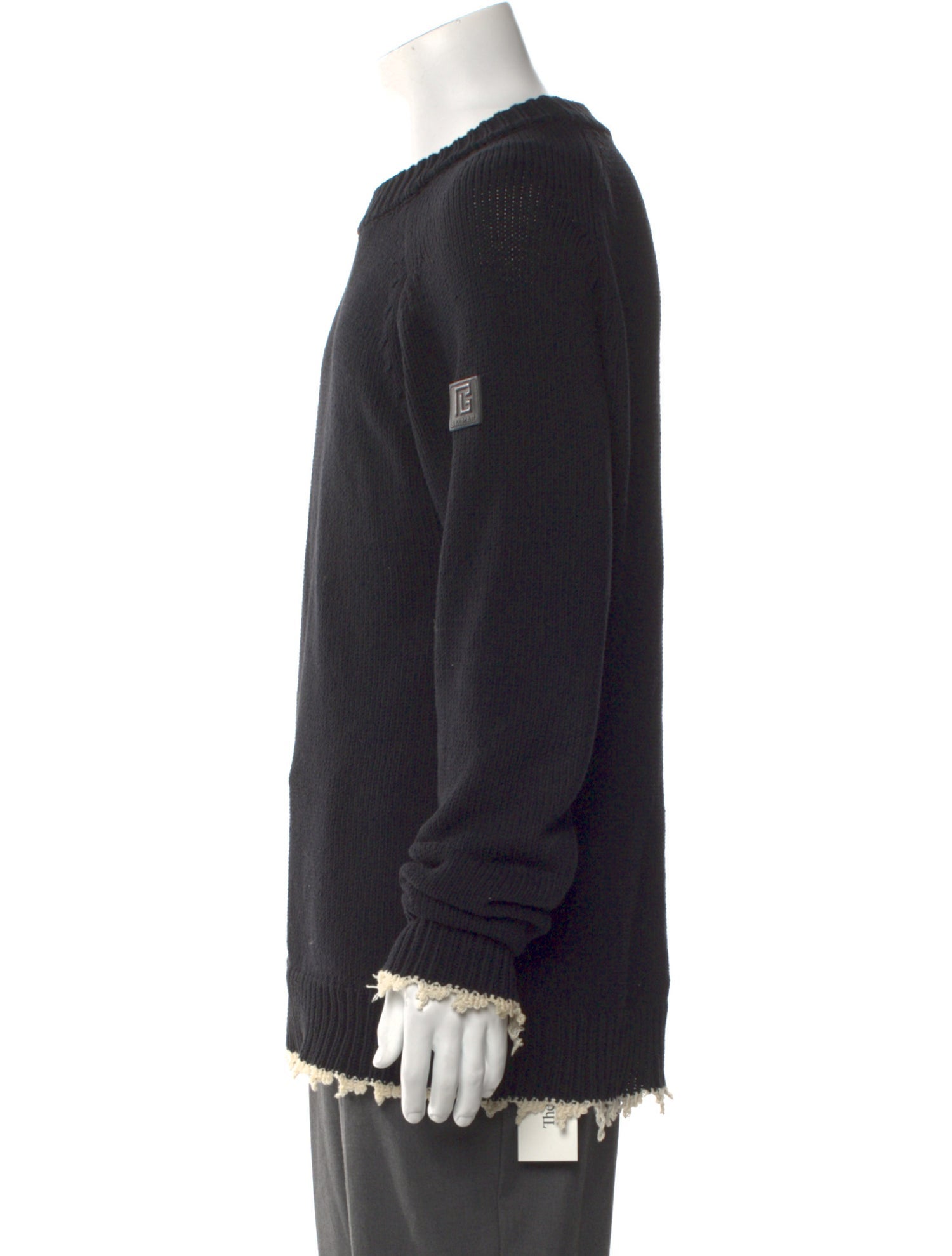 Balmain Crew Neck Long Sleeve Pullover