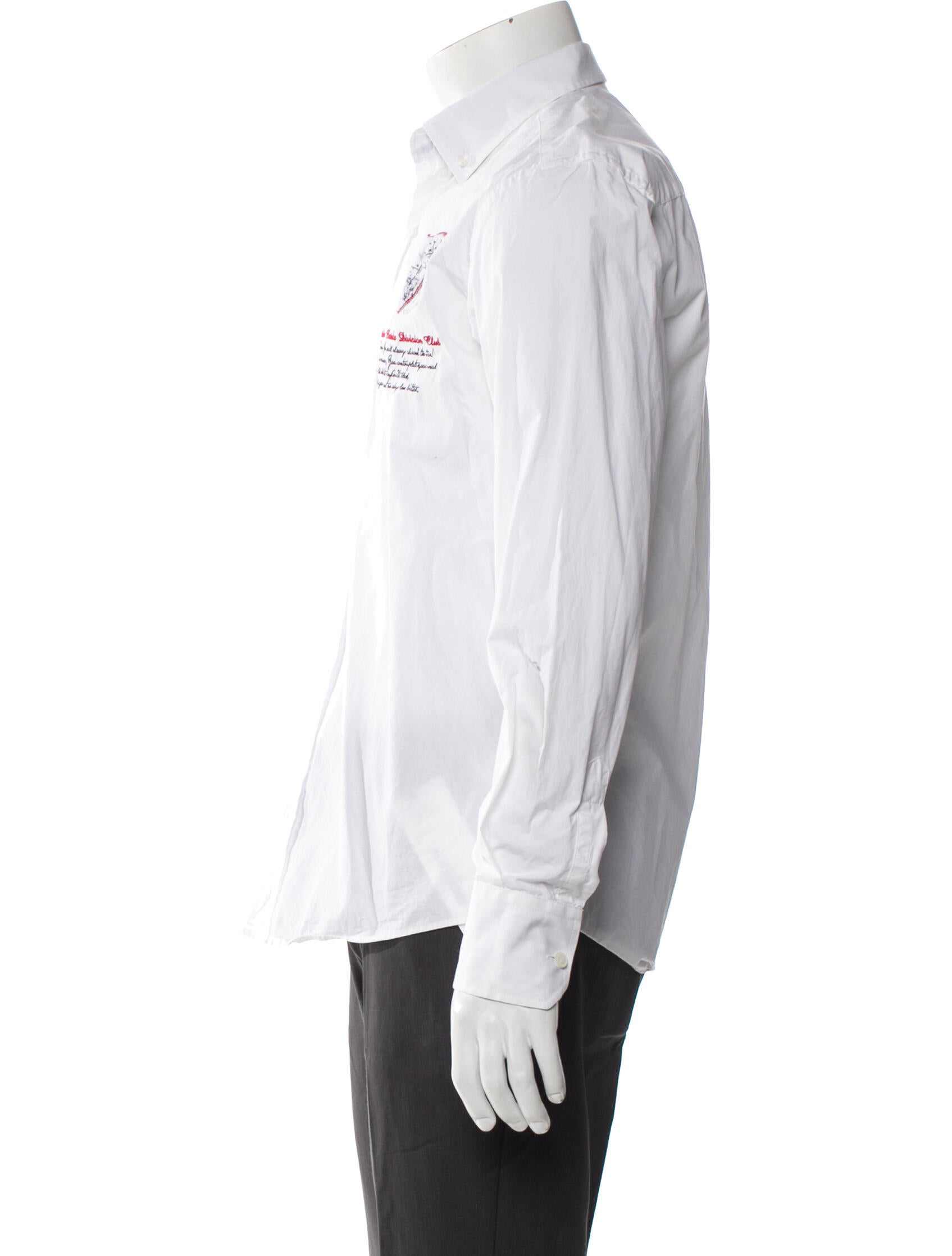 Balmain Graphic Print Long Sleeve Shirt