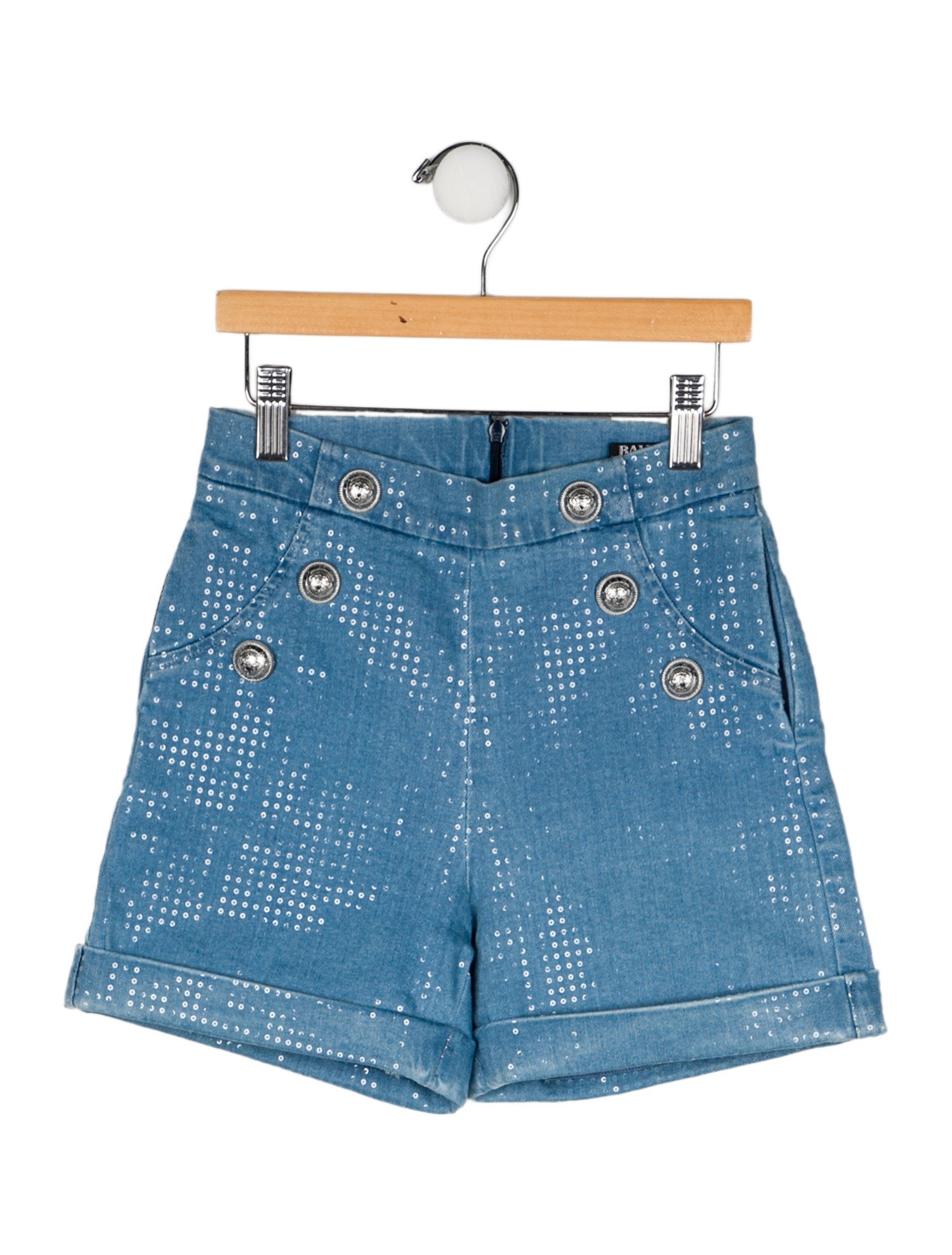 Balmain Girls' Sequined Shorts
