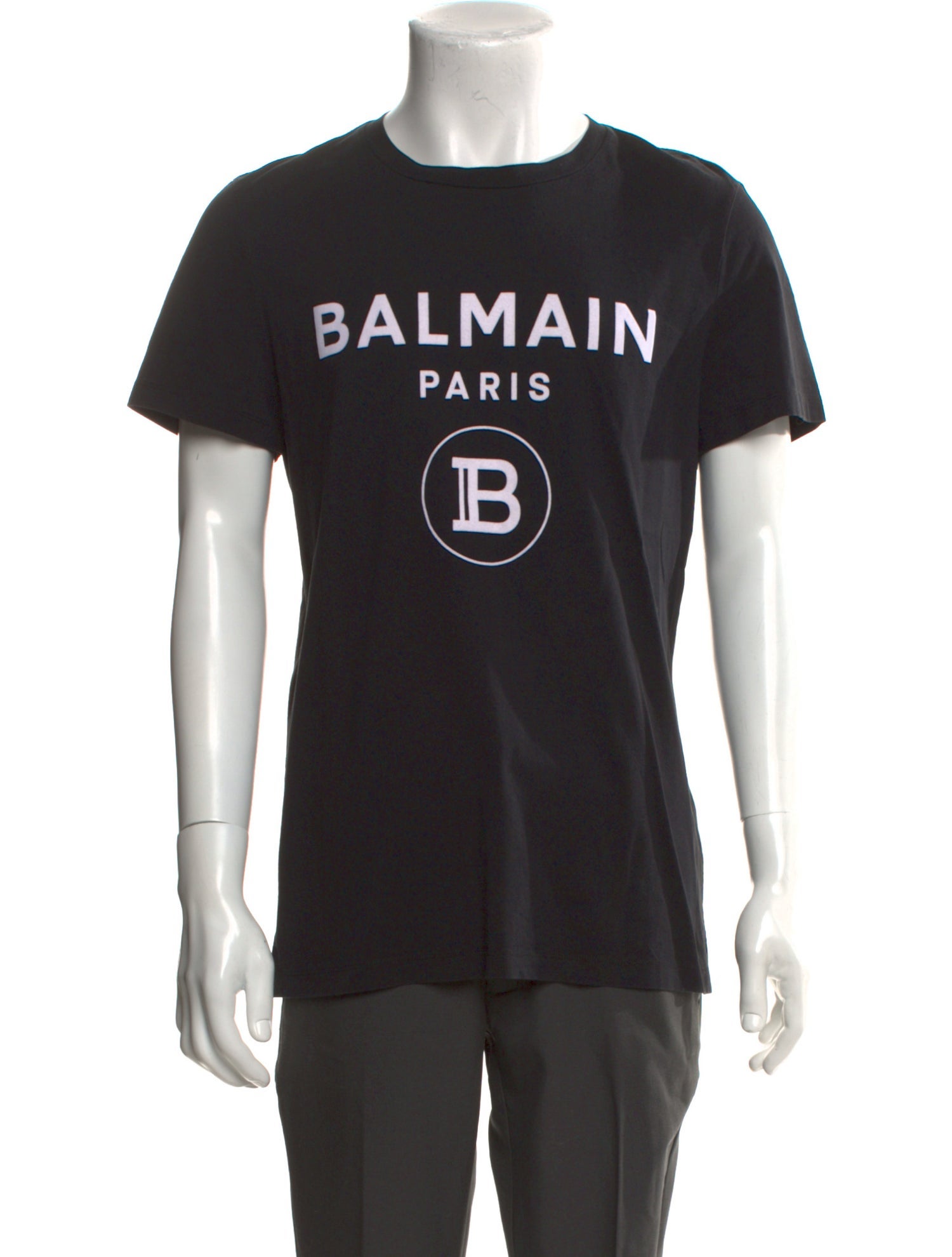 Balmain Graphic Print Crew Neck T-Shirt